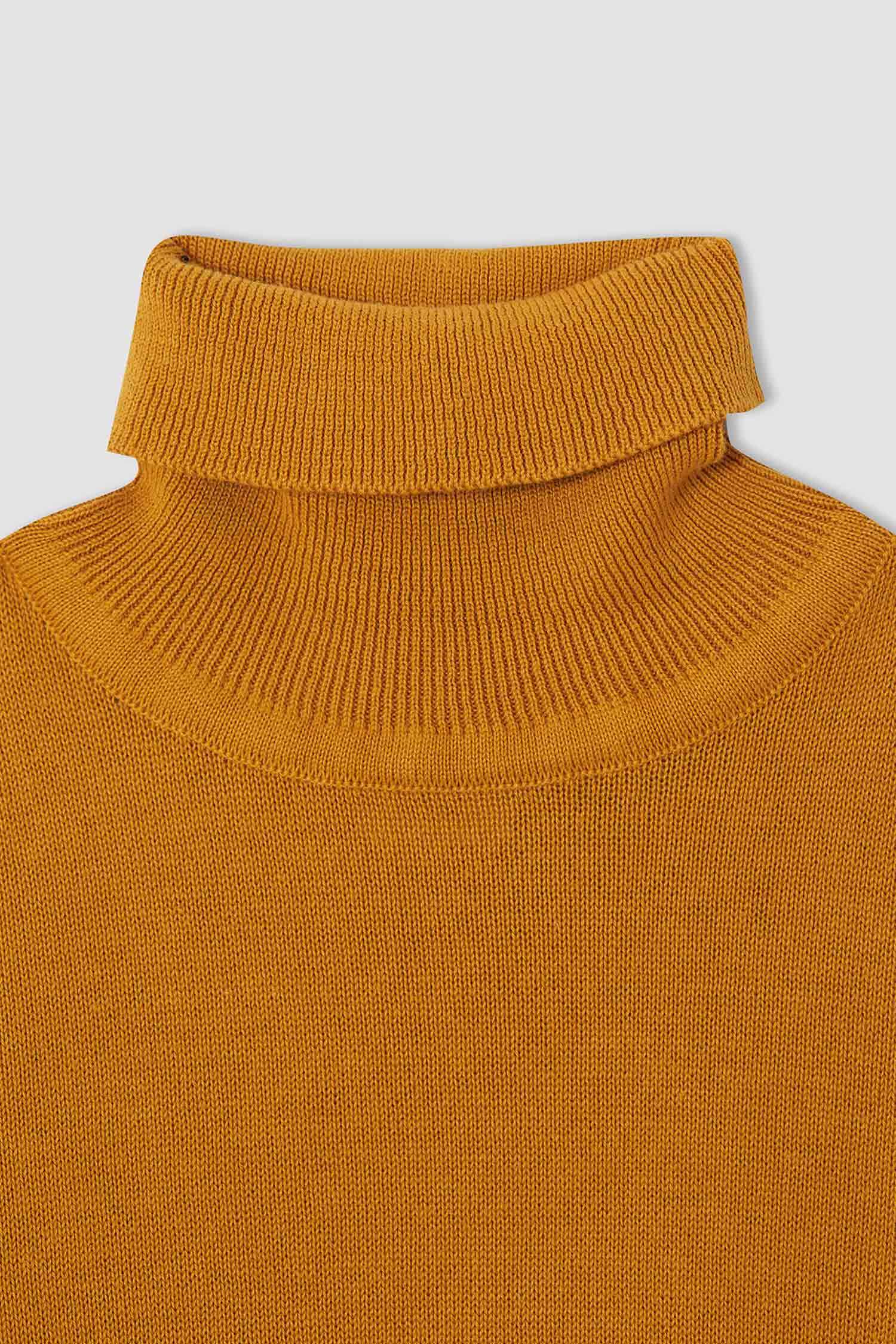Erkek Çocuk Slim Fit Balıkçı Yaka Triko Kazak