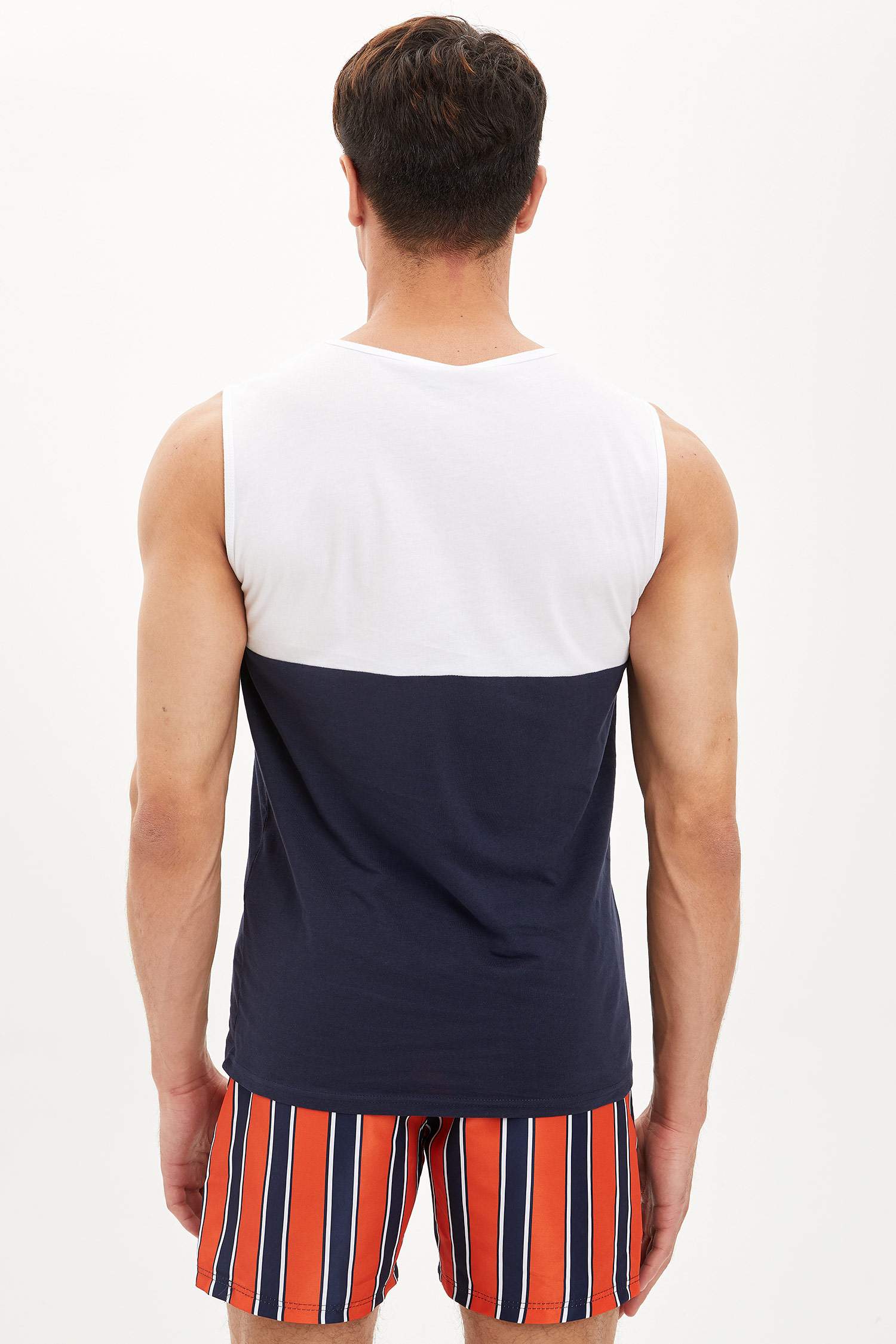 Regular Fit Bisiklet Yaka Atlet