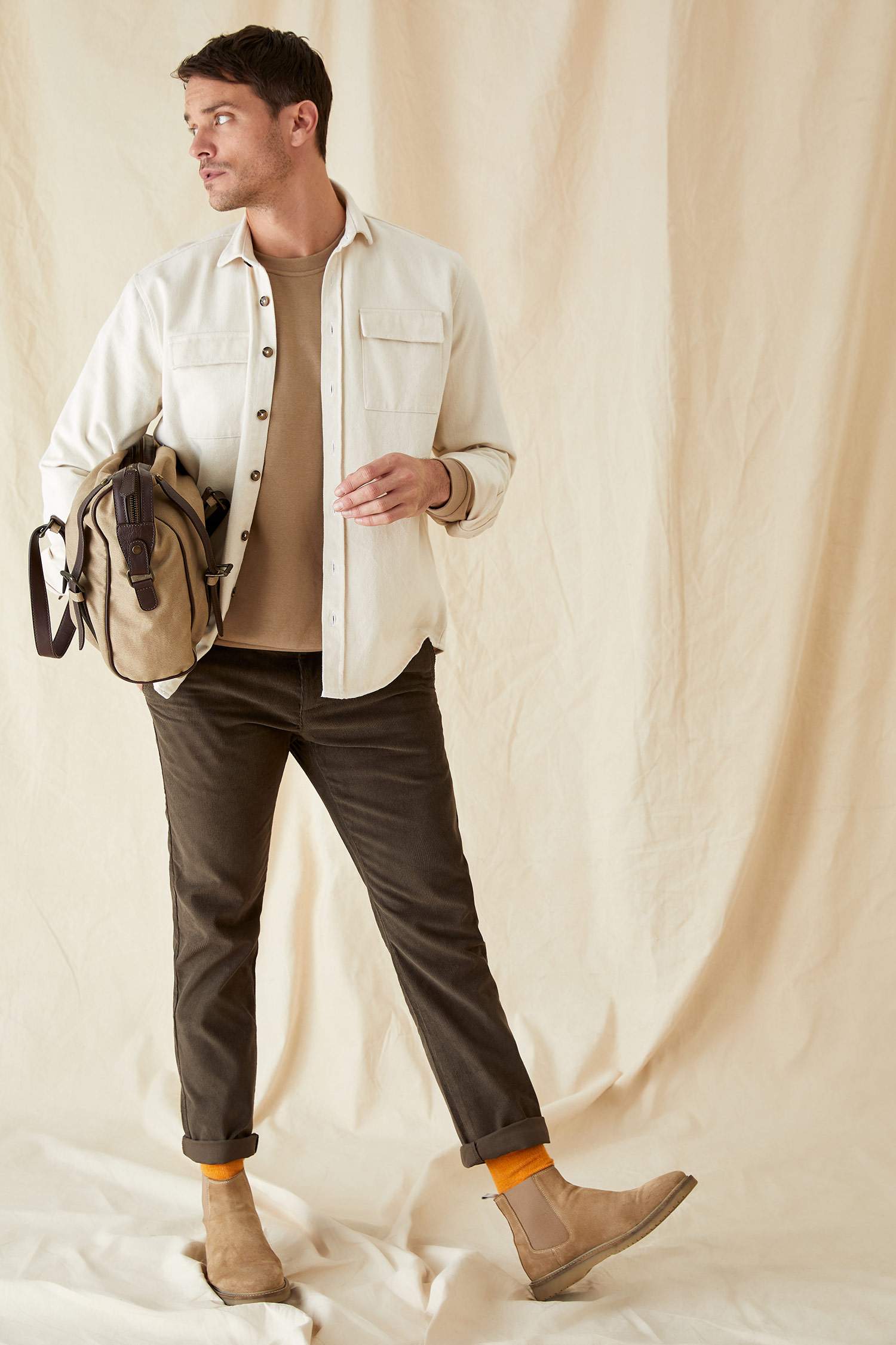 Regular Fit Kadife Pantolon