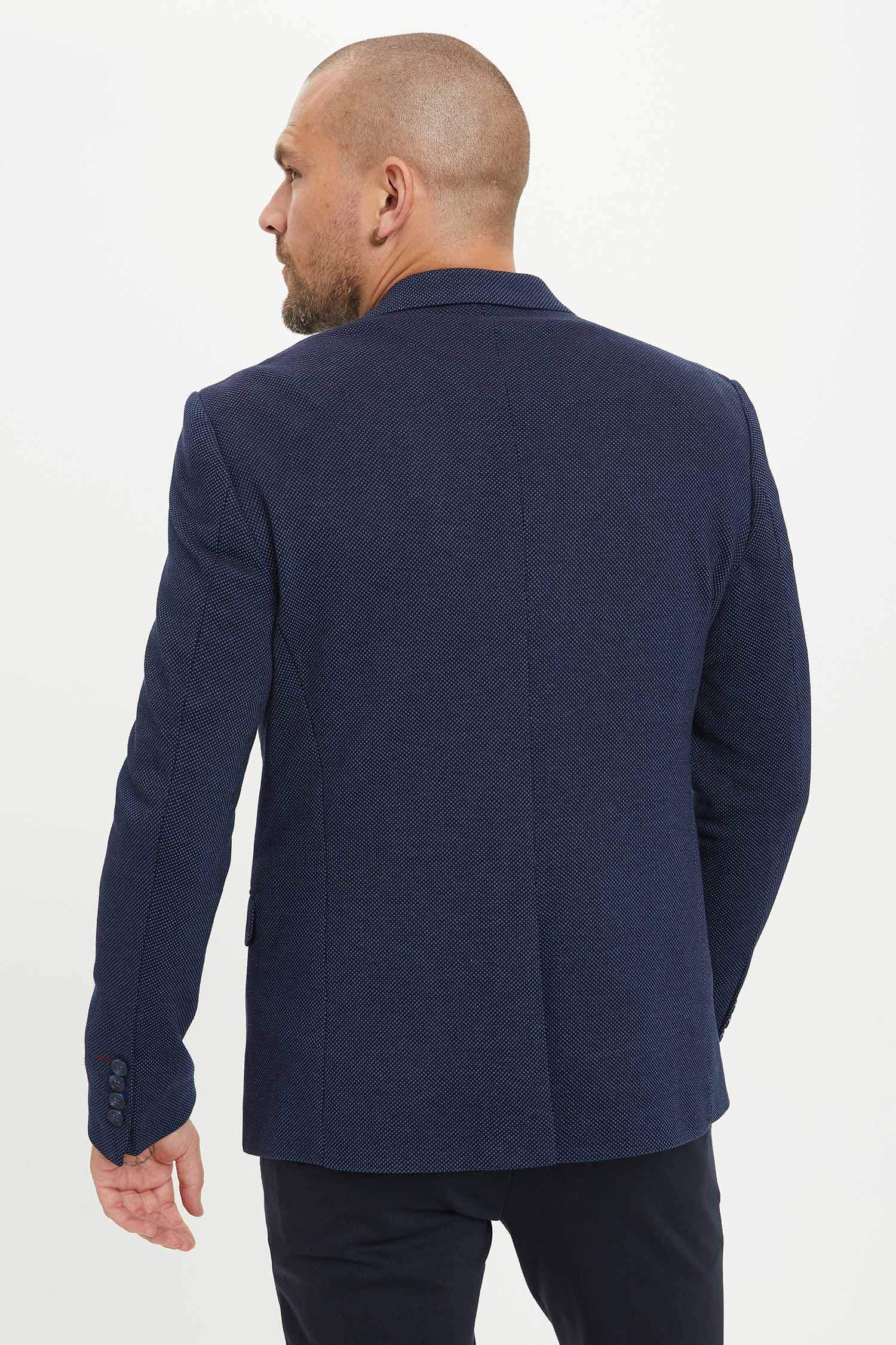 MODERN FIT Baskılı Astarlı Blazer