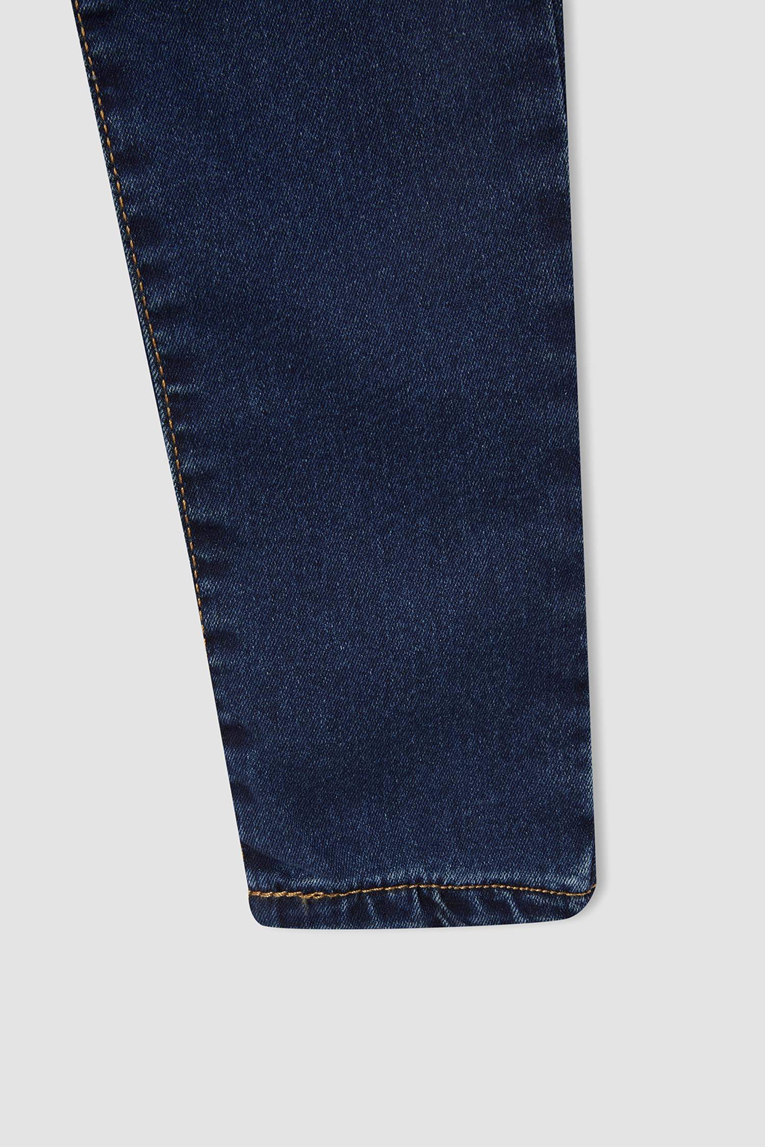 Kız Çocuk Esnek Belli Jean Pantolon