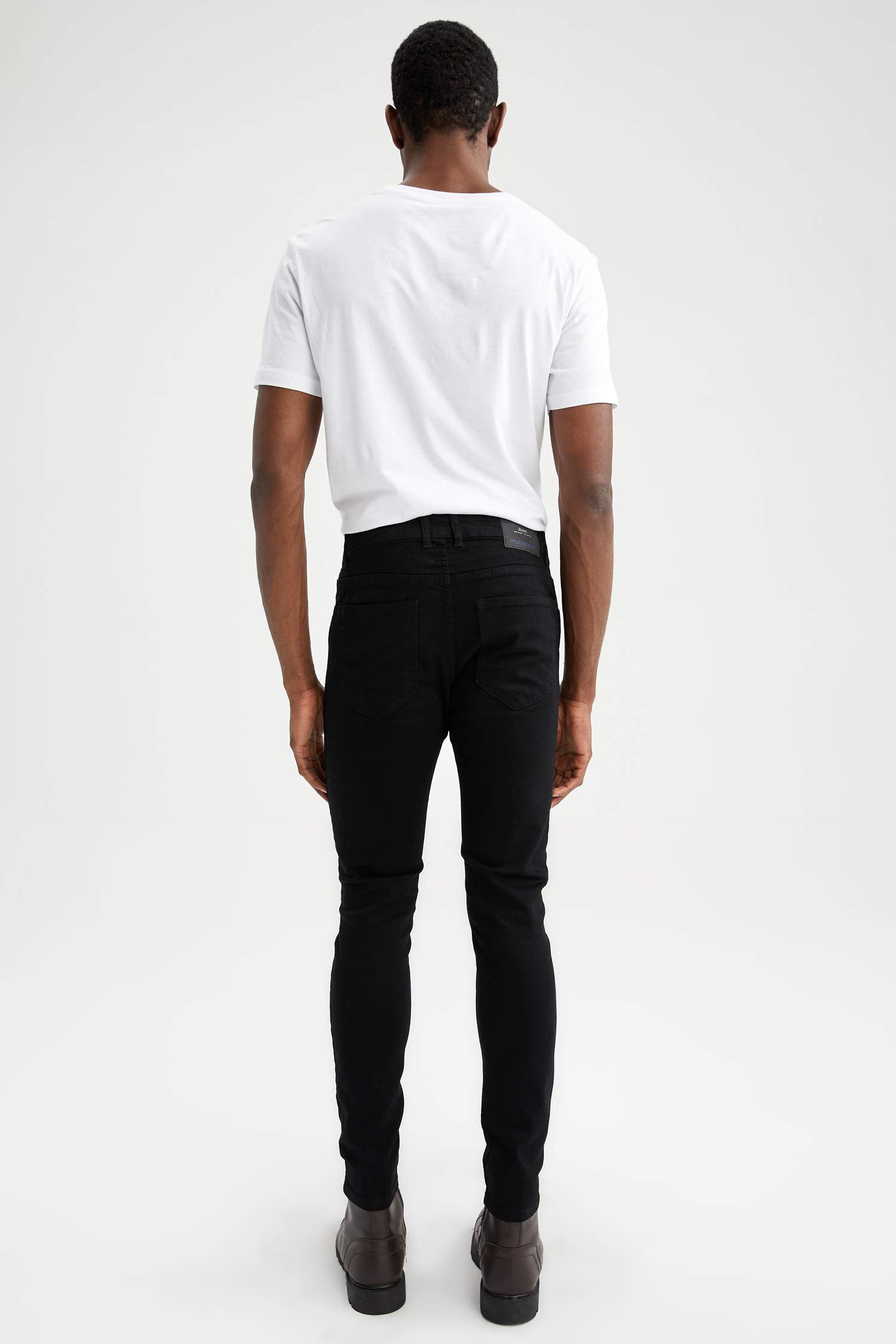 Super Skinny Normal Bel Dar Paça Jean Pantolon