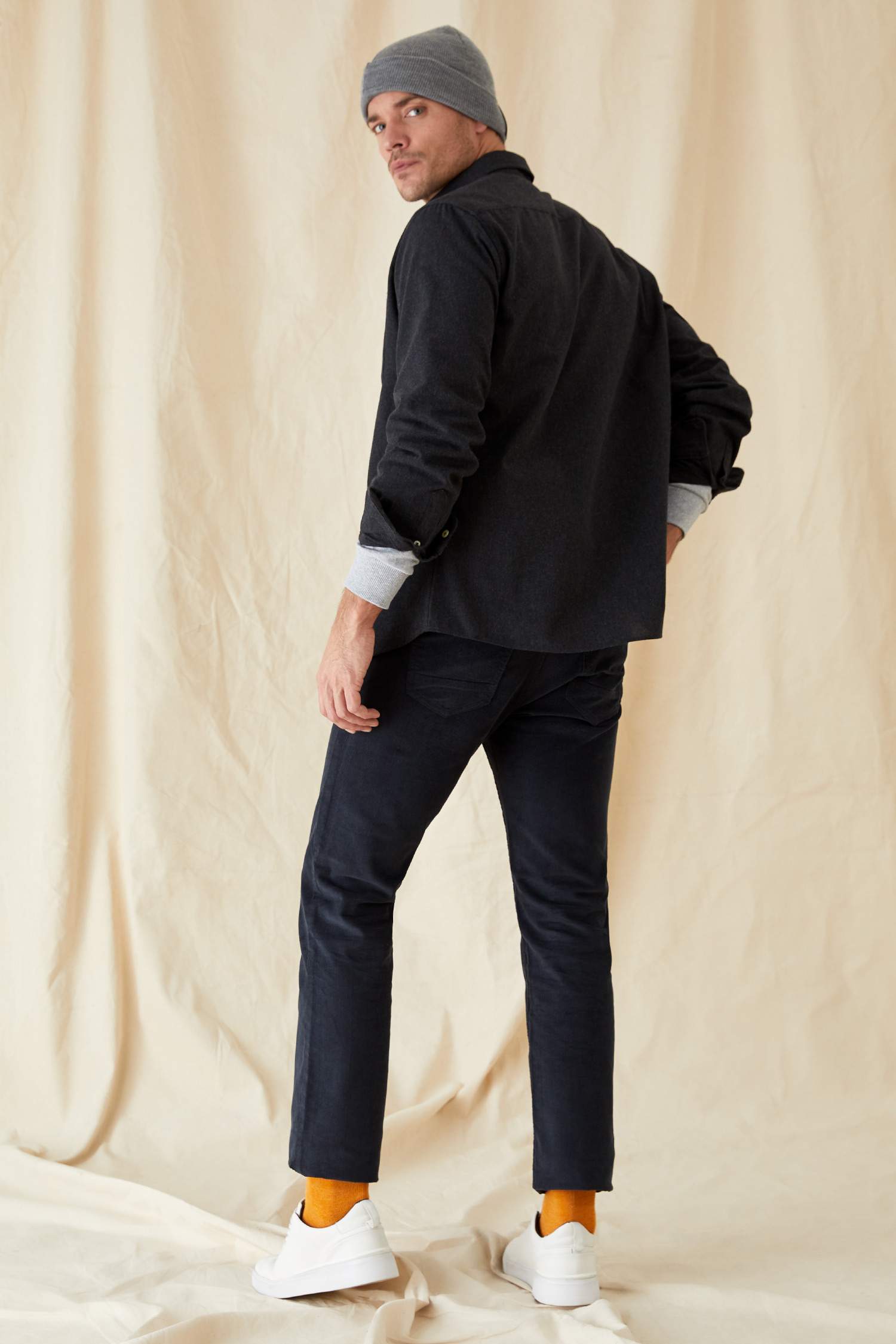 Regular Fit Kadife Pantolon