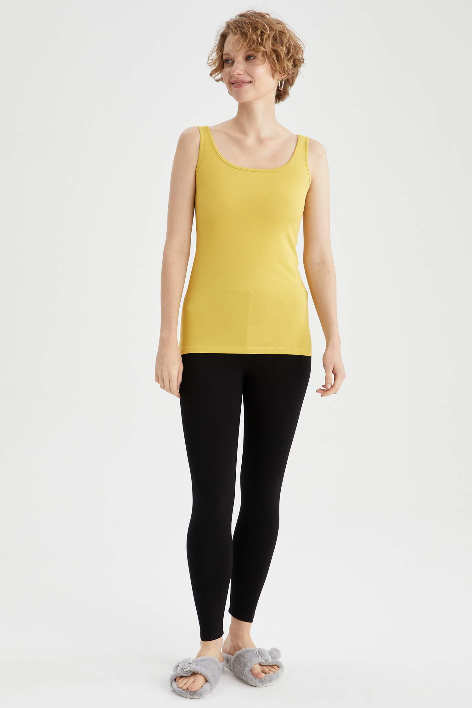 Fall In Love Regular Fit Basic Pamuklu Atlet