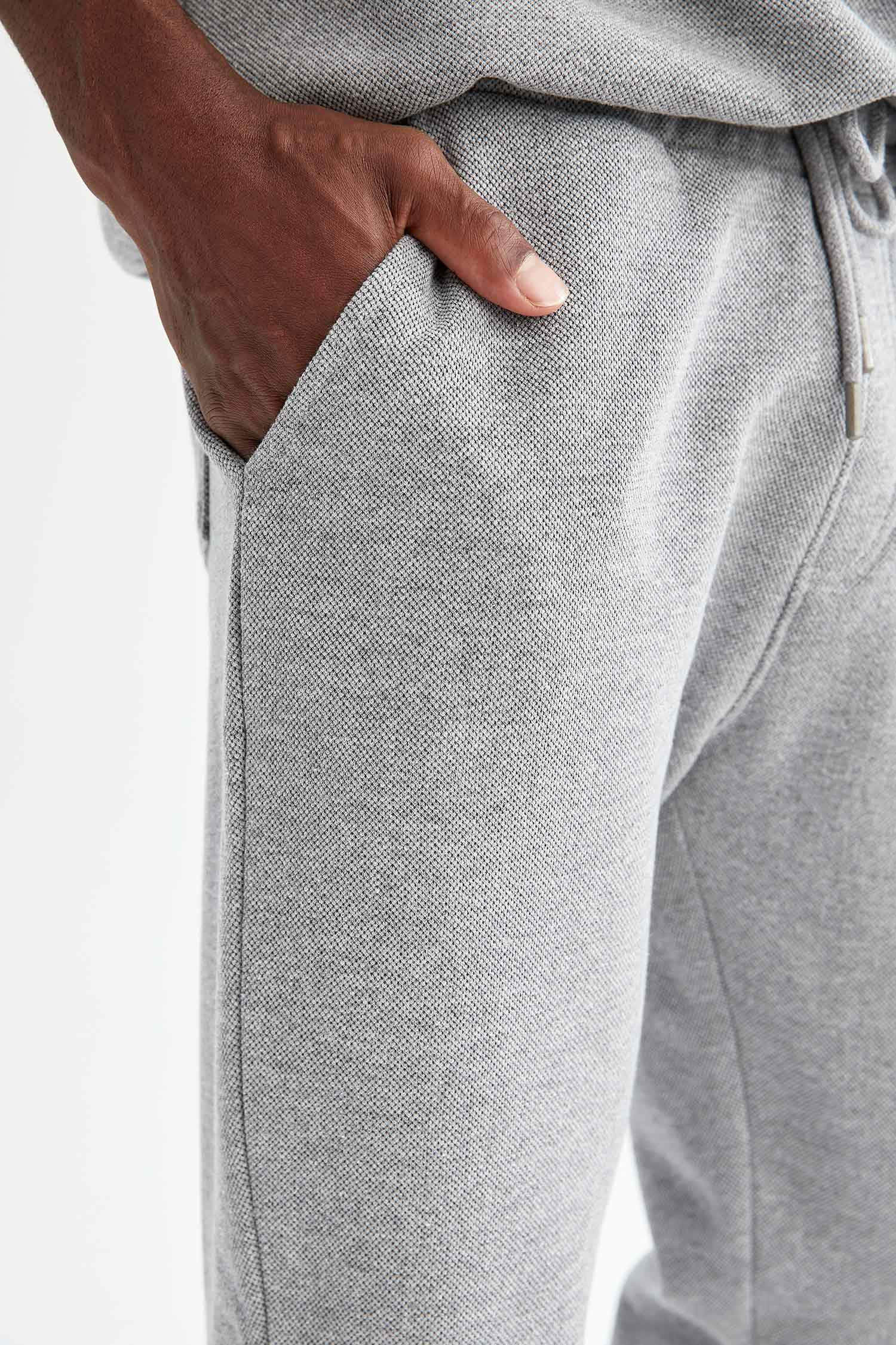 Slim Fit Bağcıklı Eşofman Altı