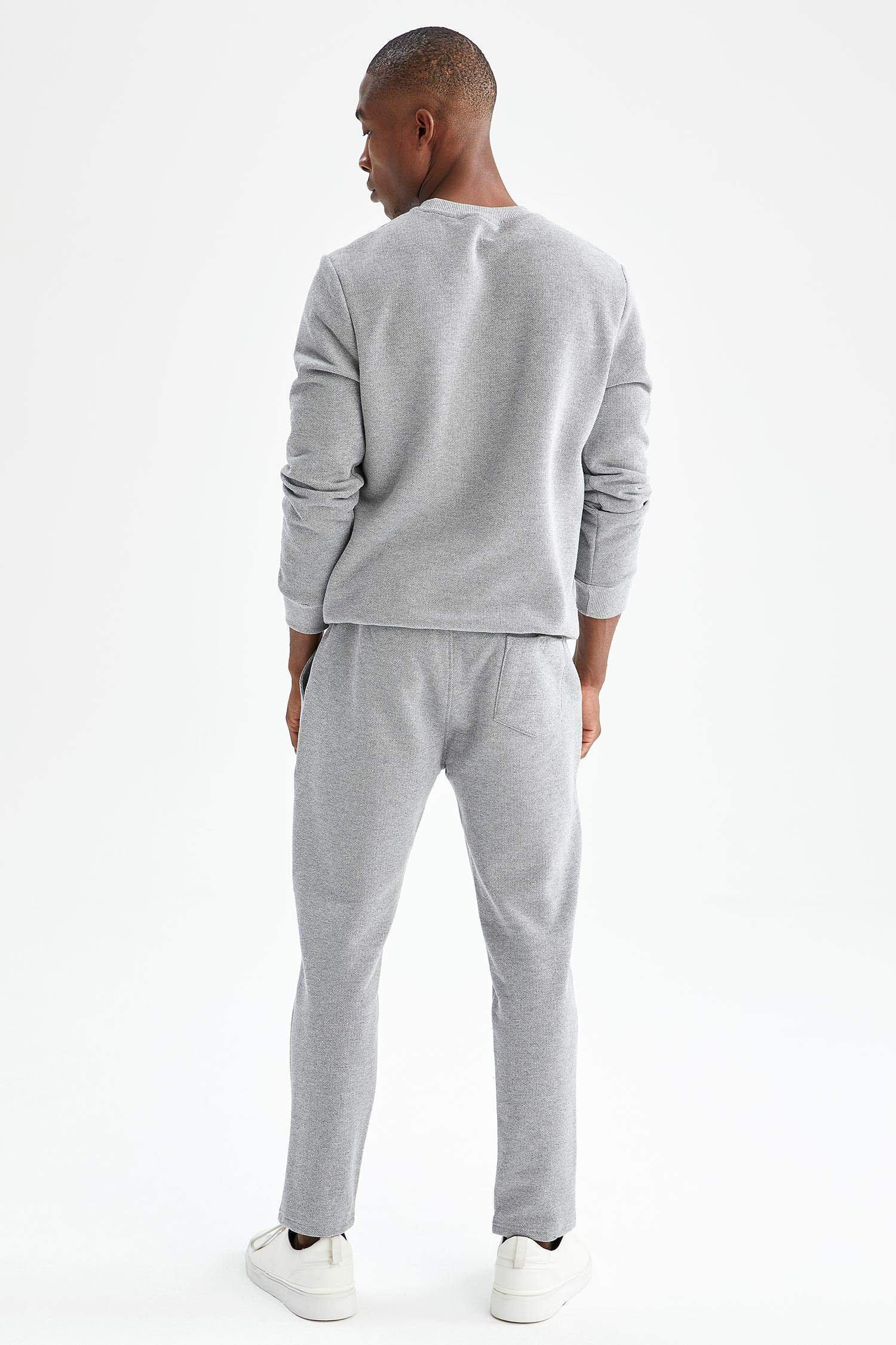 Slim Fit Bağcıklı Eşofman Altı