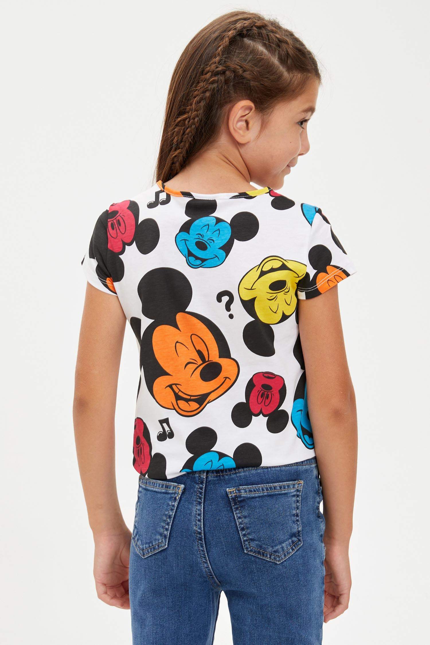 Kız Çocuk Mickey Mouse Lisanslı Tişört