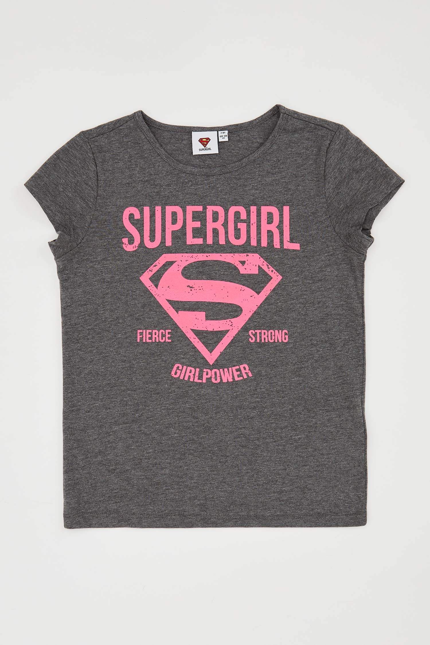 Defacto Kız Çocuk Supergirl Lisanslı Kısa Kollu Tişört. 2 Defacto Kız Çocuk Supergirl Lisanslı Kısa Kollu Tişört. 2