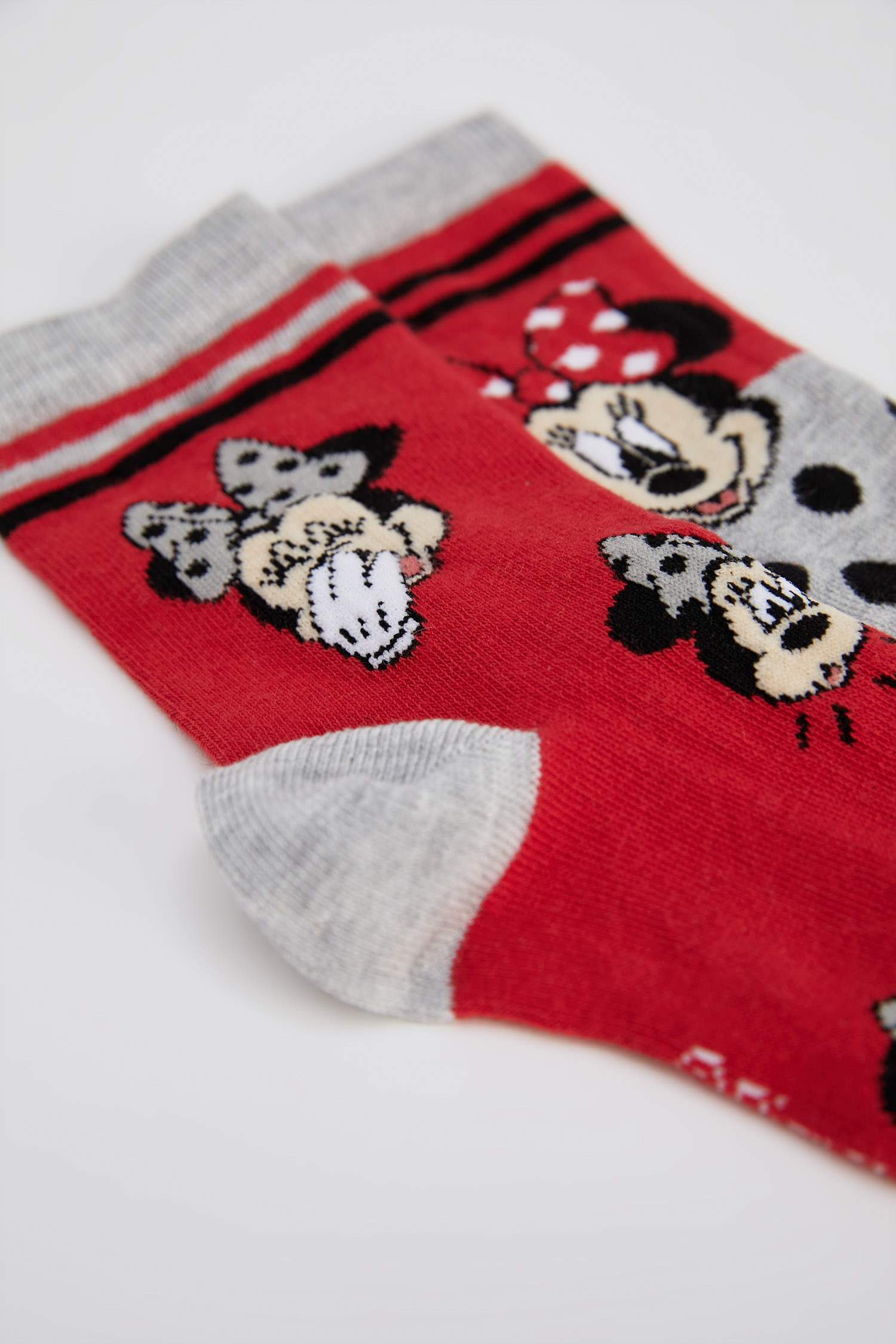 Kız Çocuk Mickey & Minnie Lisanslı 2'li Çorap