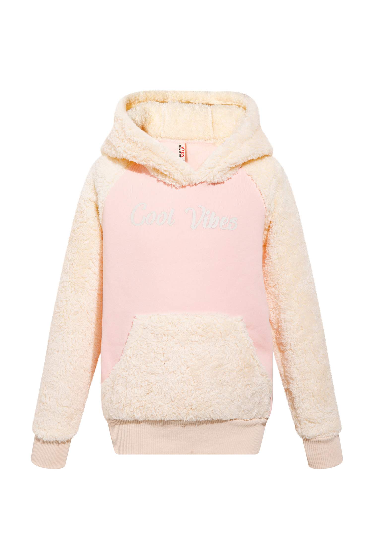 Kız Çocuk Kapüşonlu Peluş Sweatshirt
