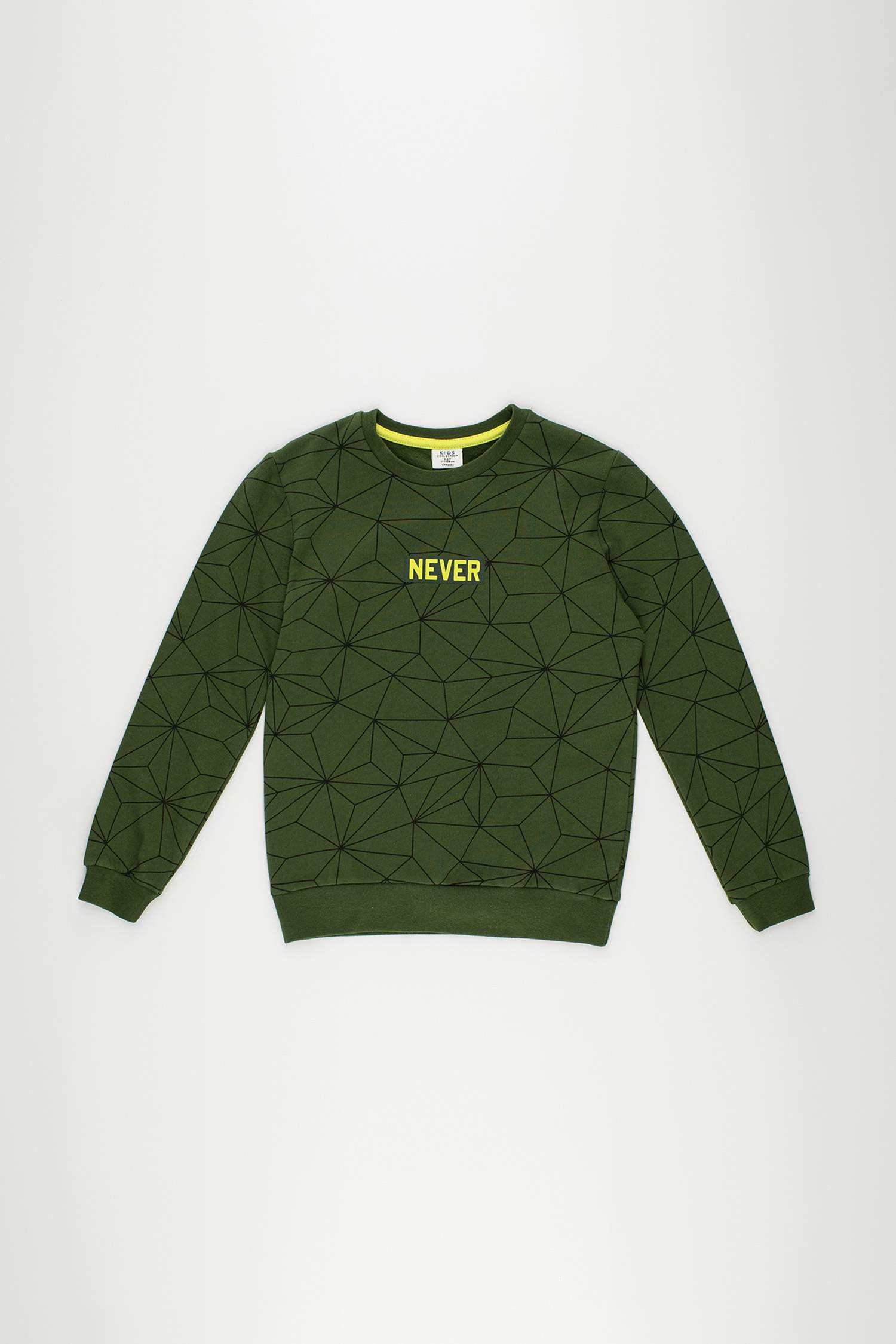 Erkek Çocuk Yazı Baskılı Sweatshirt