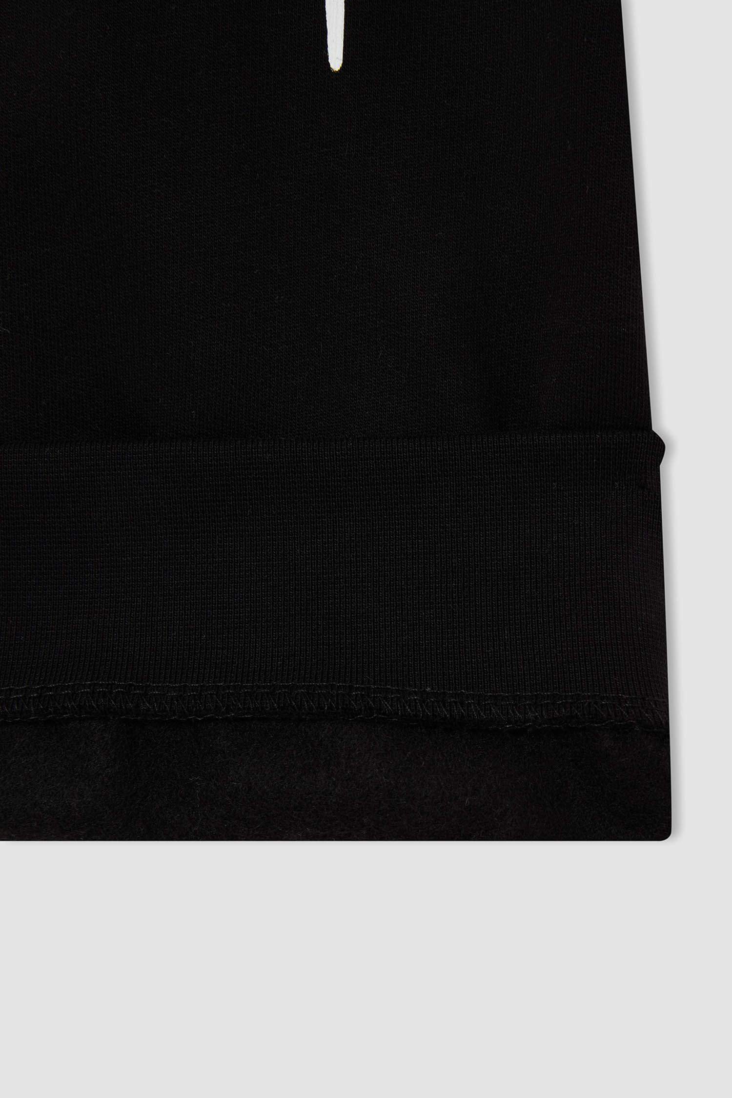 Erkek Çocuk 29 Ekim Atatürk Baskılı Kapüşonlu İçi Yumuşak Tüylü Sweatshirt