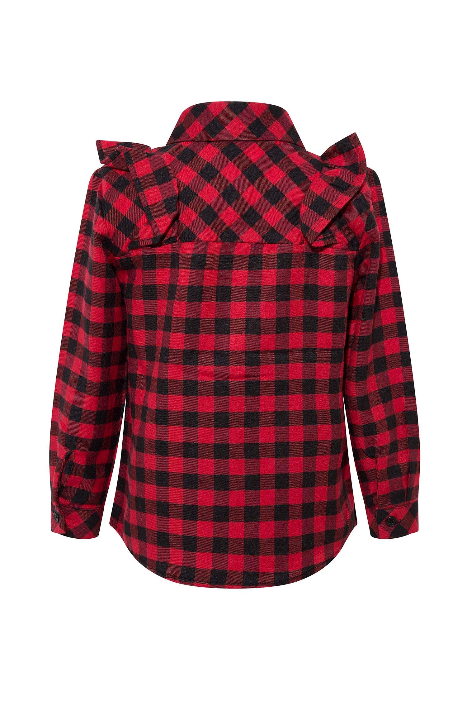 Kız Çocuk Regular Fit Twill Uzun Kollu Gömlek