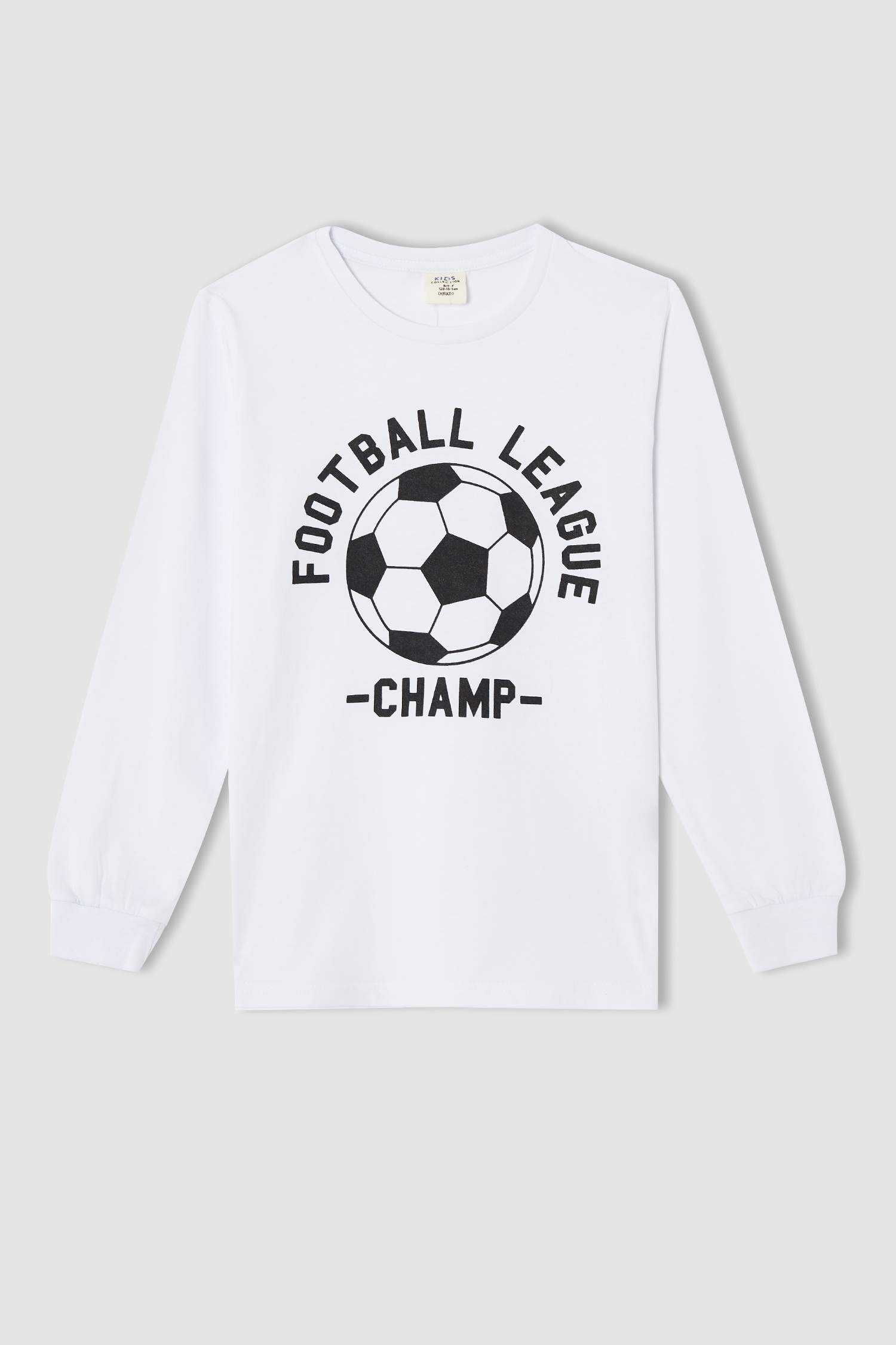 Erkek Çocuk Futbol Topu Baskılı Pijama Takımı