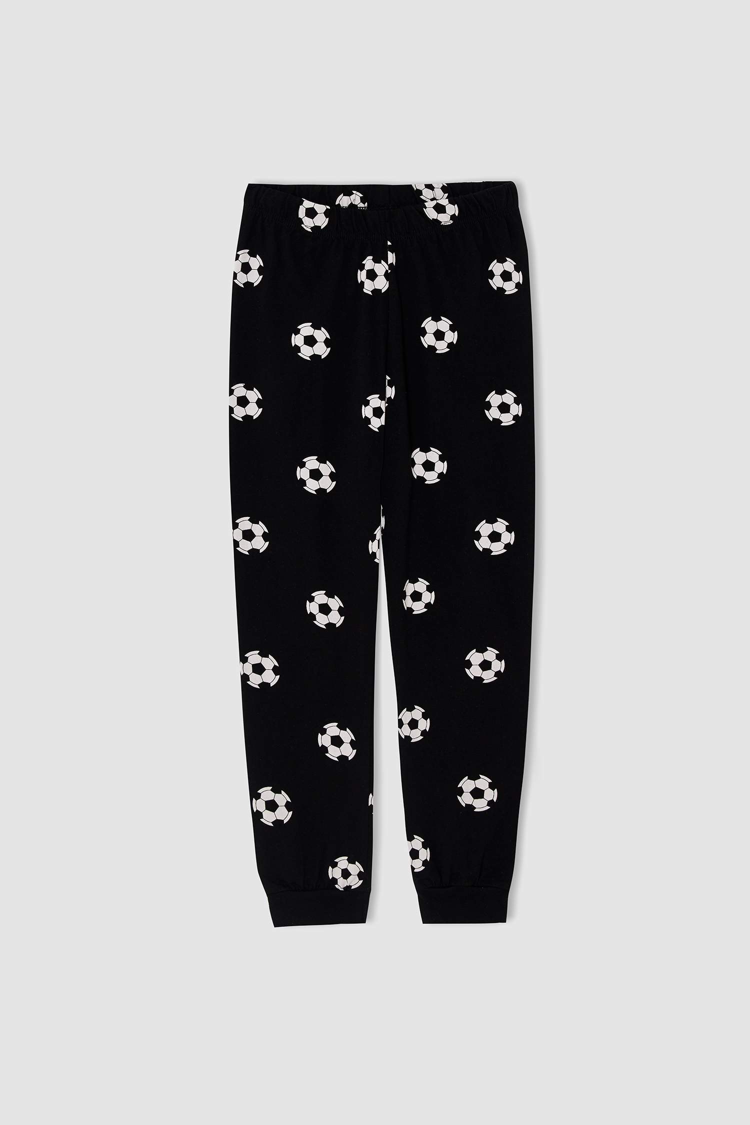 Erkek Çocuk Futbol Topu Baskılı Pijama Takımı