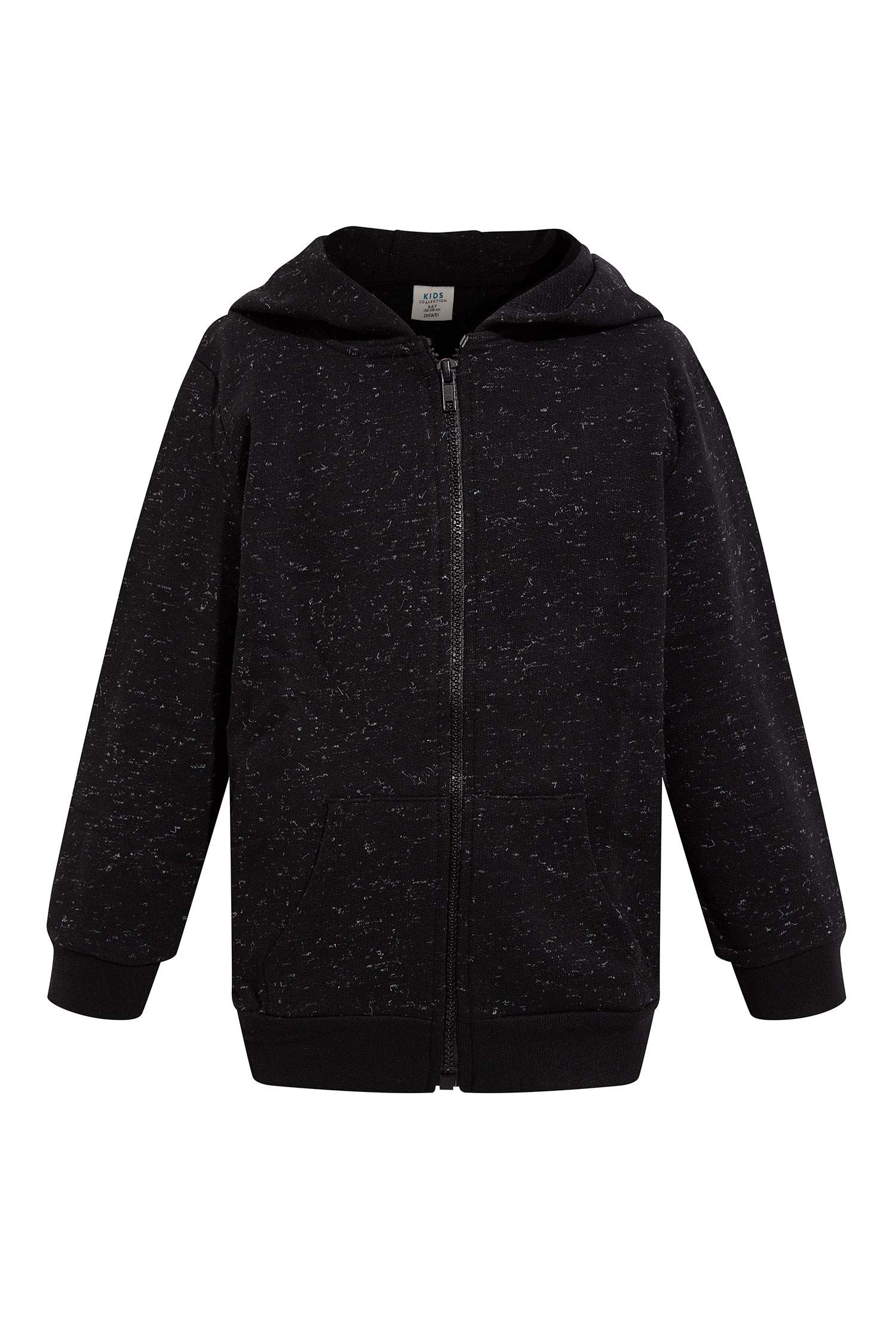 Erkek Çocuk Baskılı Kapüşonlu Sweat Hırka