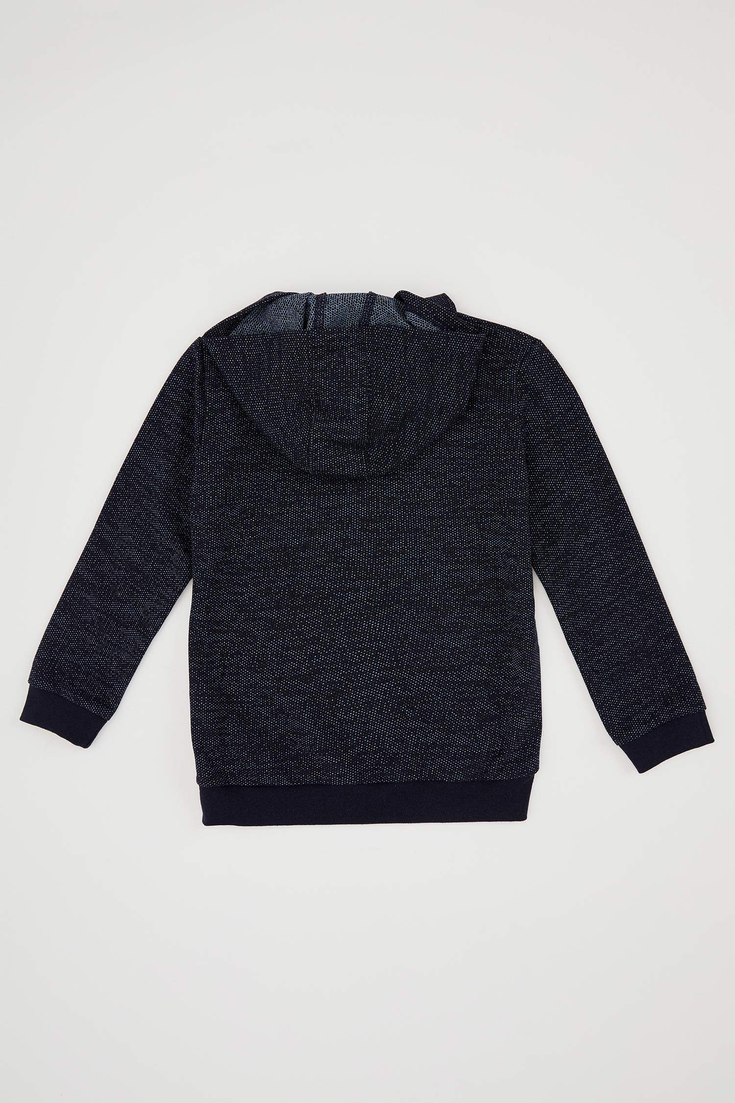 Erkek Çocuk Kapüşonlu Fermuarlı Sweatshirt