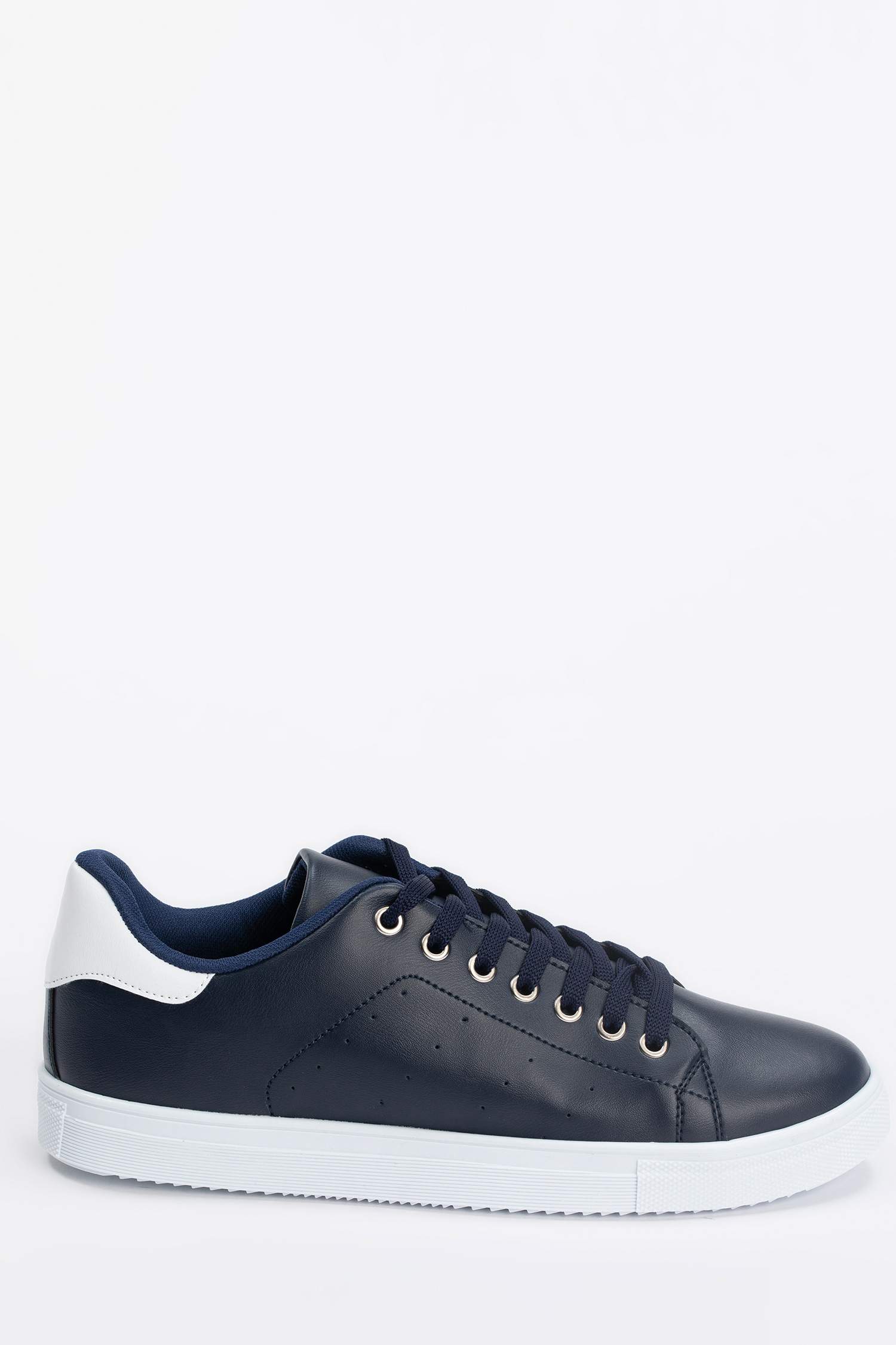 Erkek Bağcıklı Suni Deri Sneakers