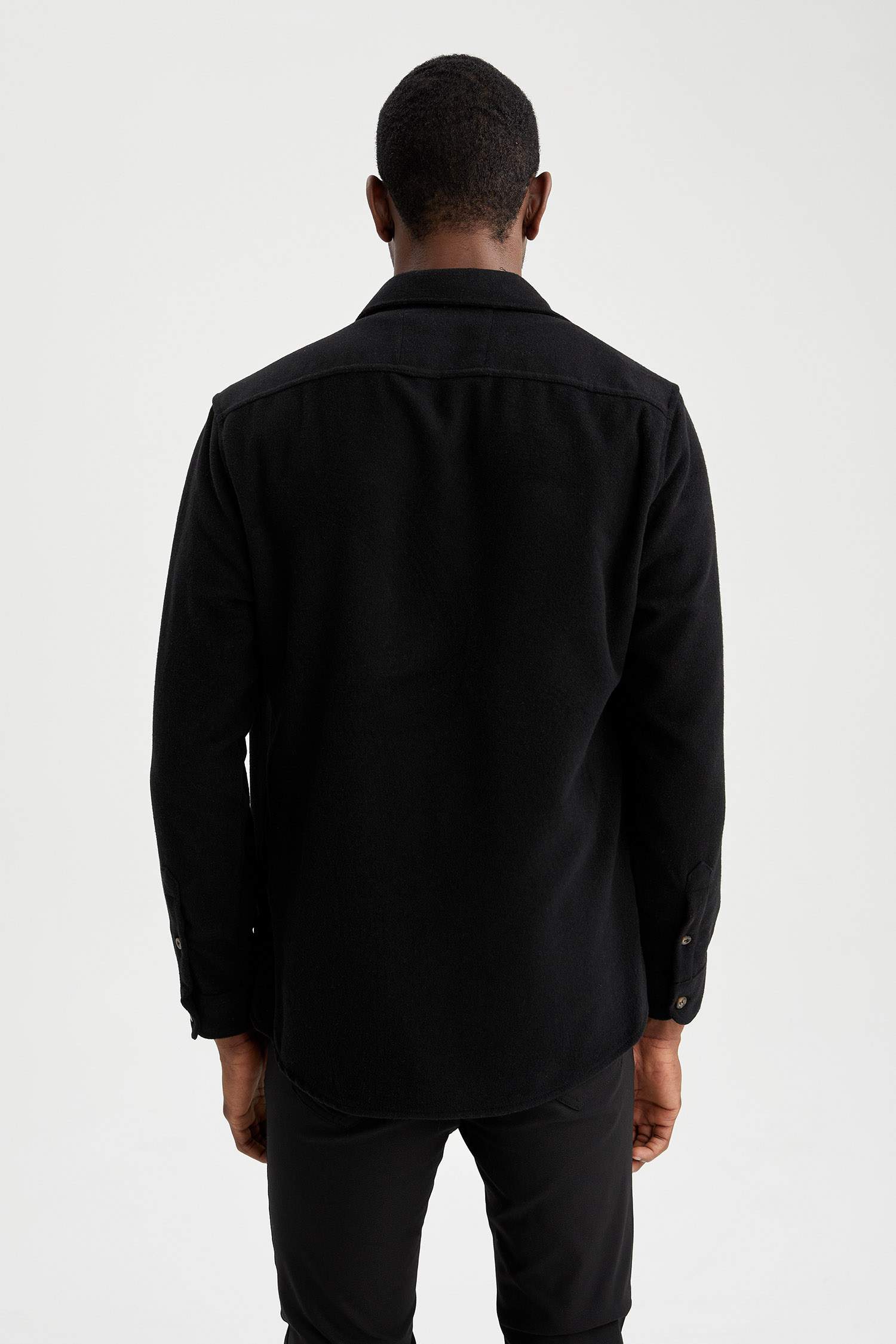 Modern Fit Uzun Kollu Oduncu Gömlek Ceket