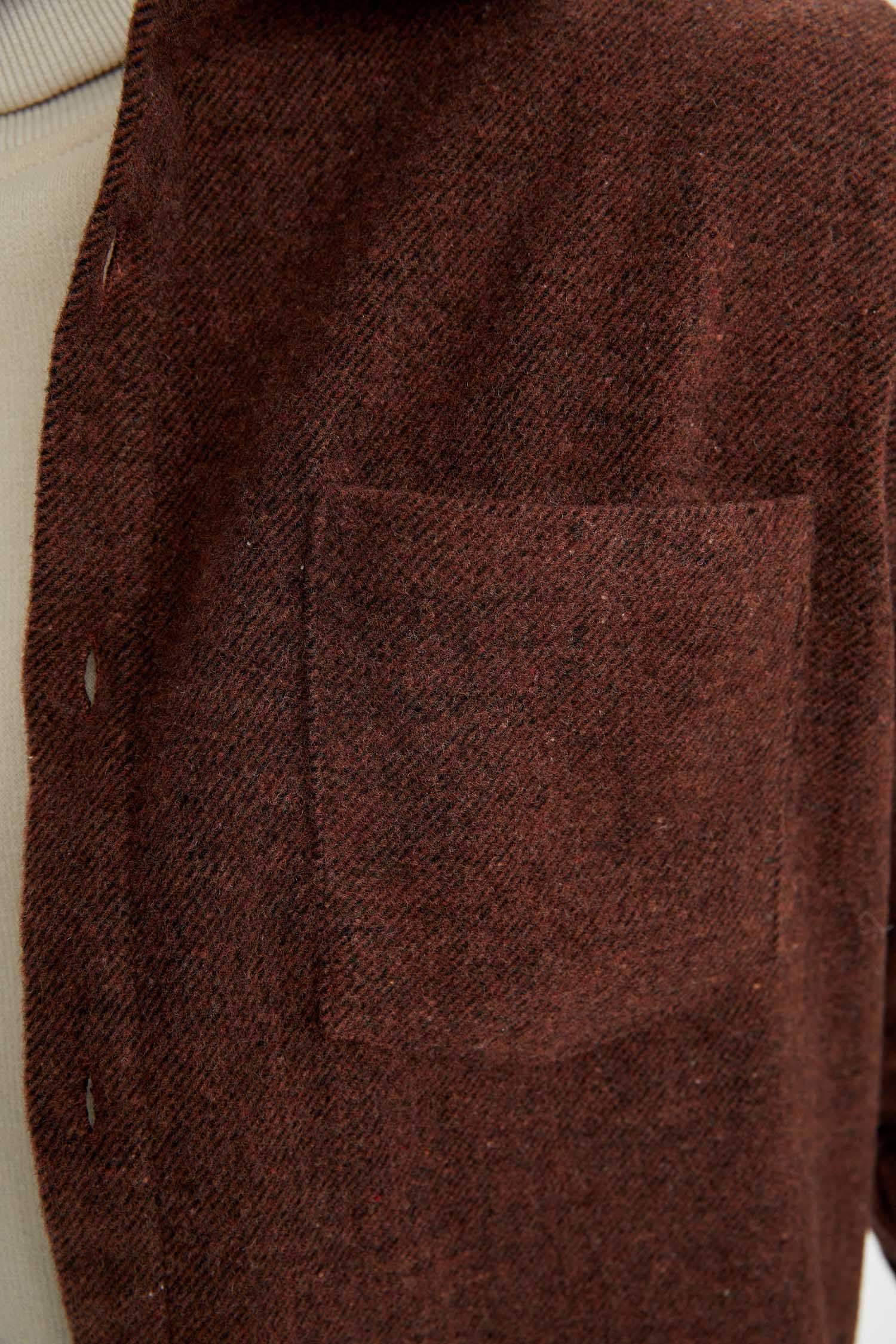 Modern Fit Uzun Kollu Oduncu Gömlek Ceket