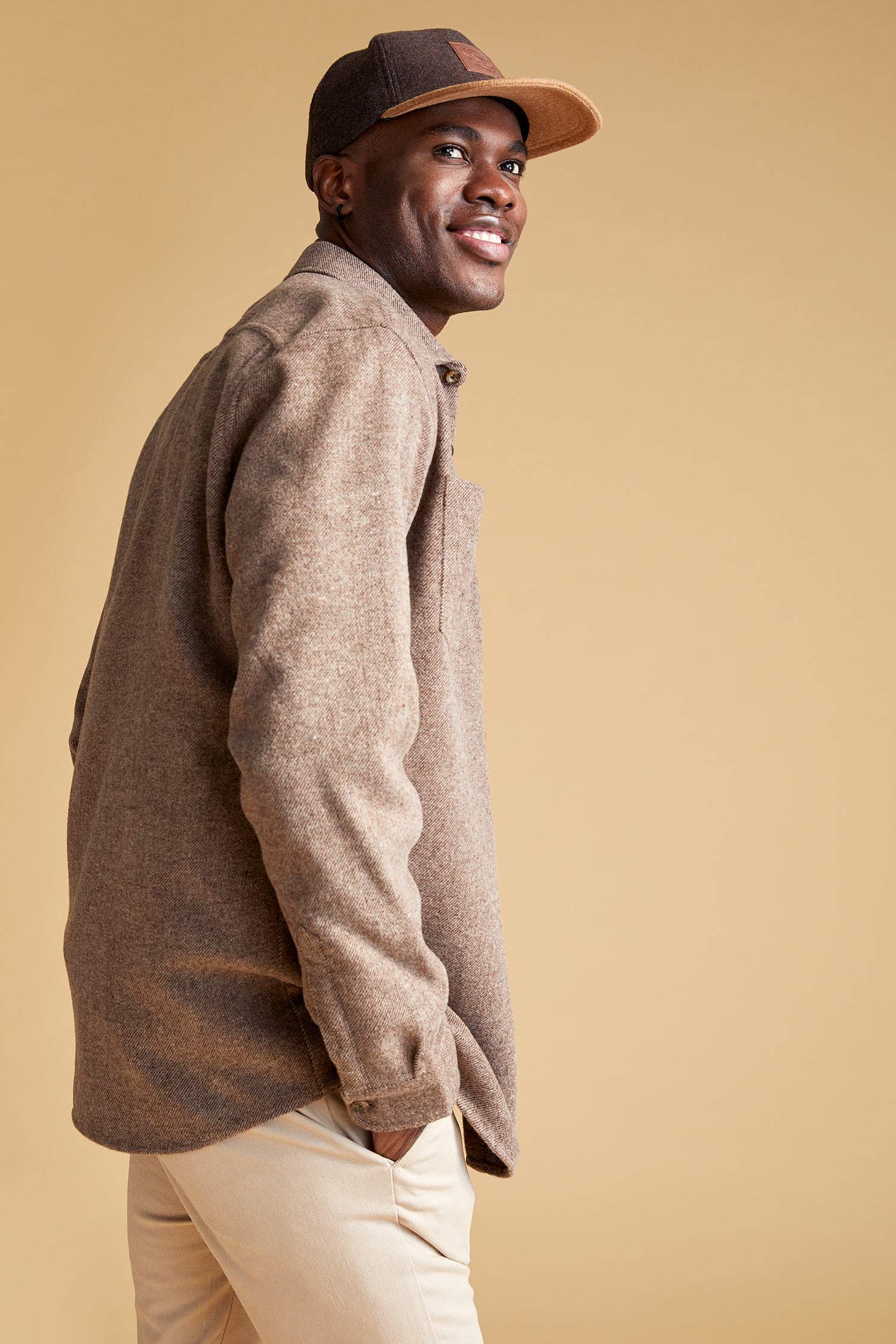 Modern Fit Uzun Kollu Oduncu Gömlek Ceket
