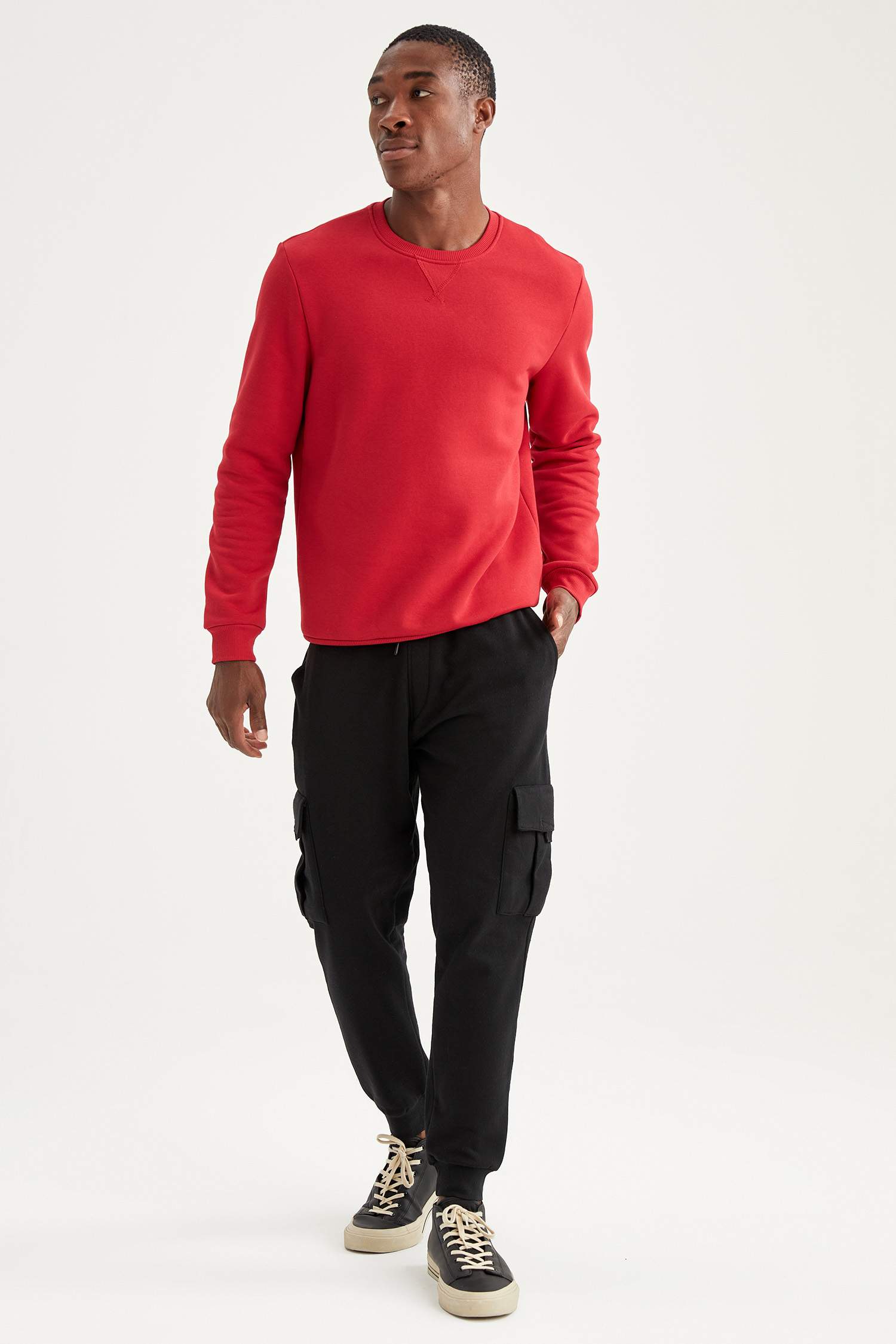 Slim Fit Kargo Eşofman Altı