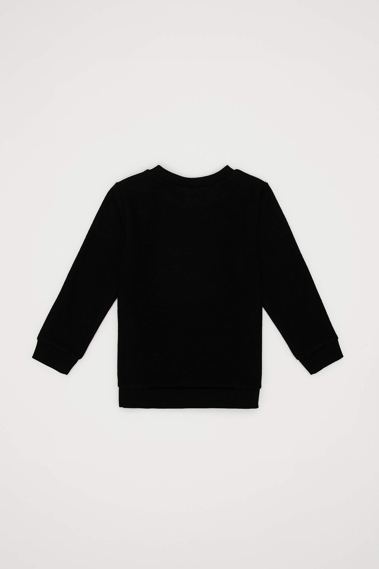 Erkek Bebek Bisiklet Yaka Yılbaşı Temalı Selanik Kumaş Sweatshirt