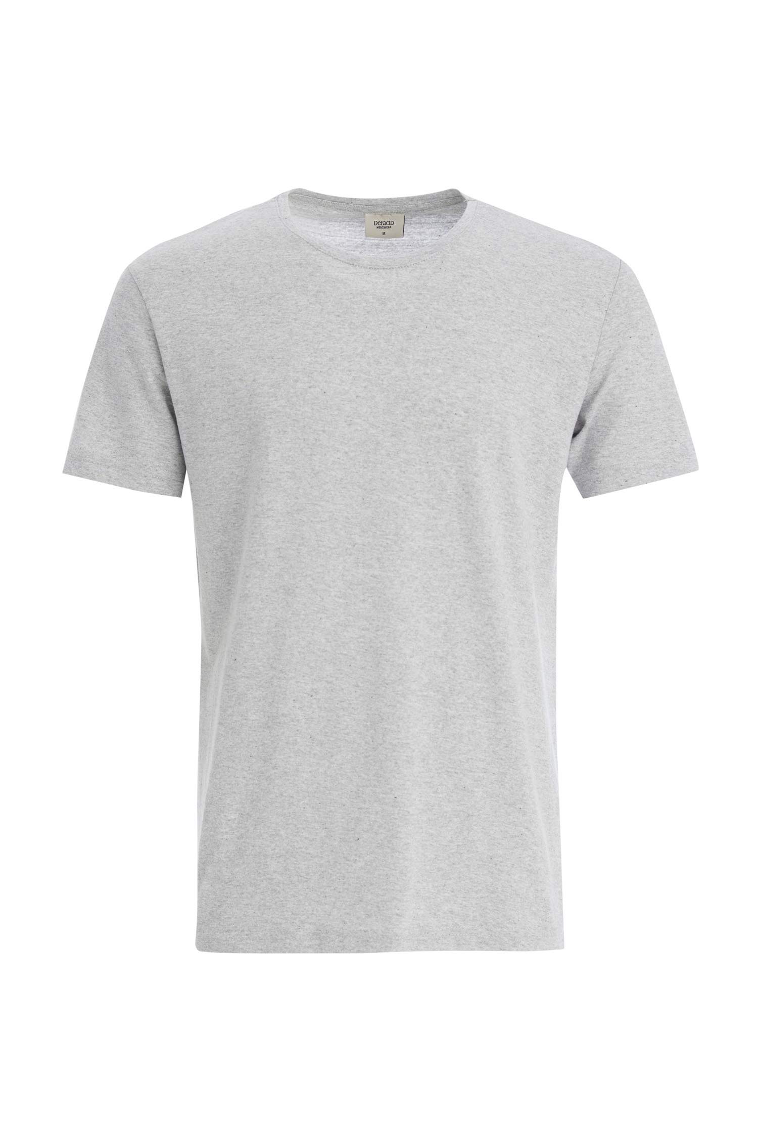 Slim Fit Bisiklet Yaka Basic 3'lü Kısa Kollu Tişört
