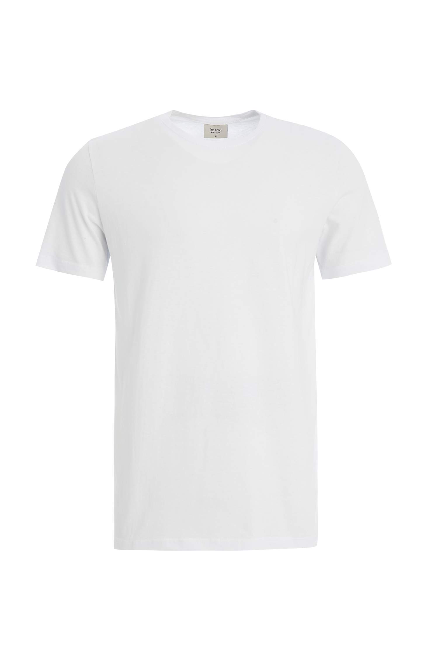 Slim Fit Bisiklet Yaka Basic 3'lü Kısa Kollu Tişört