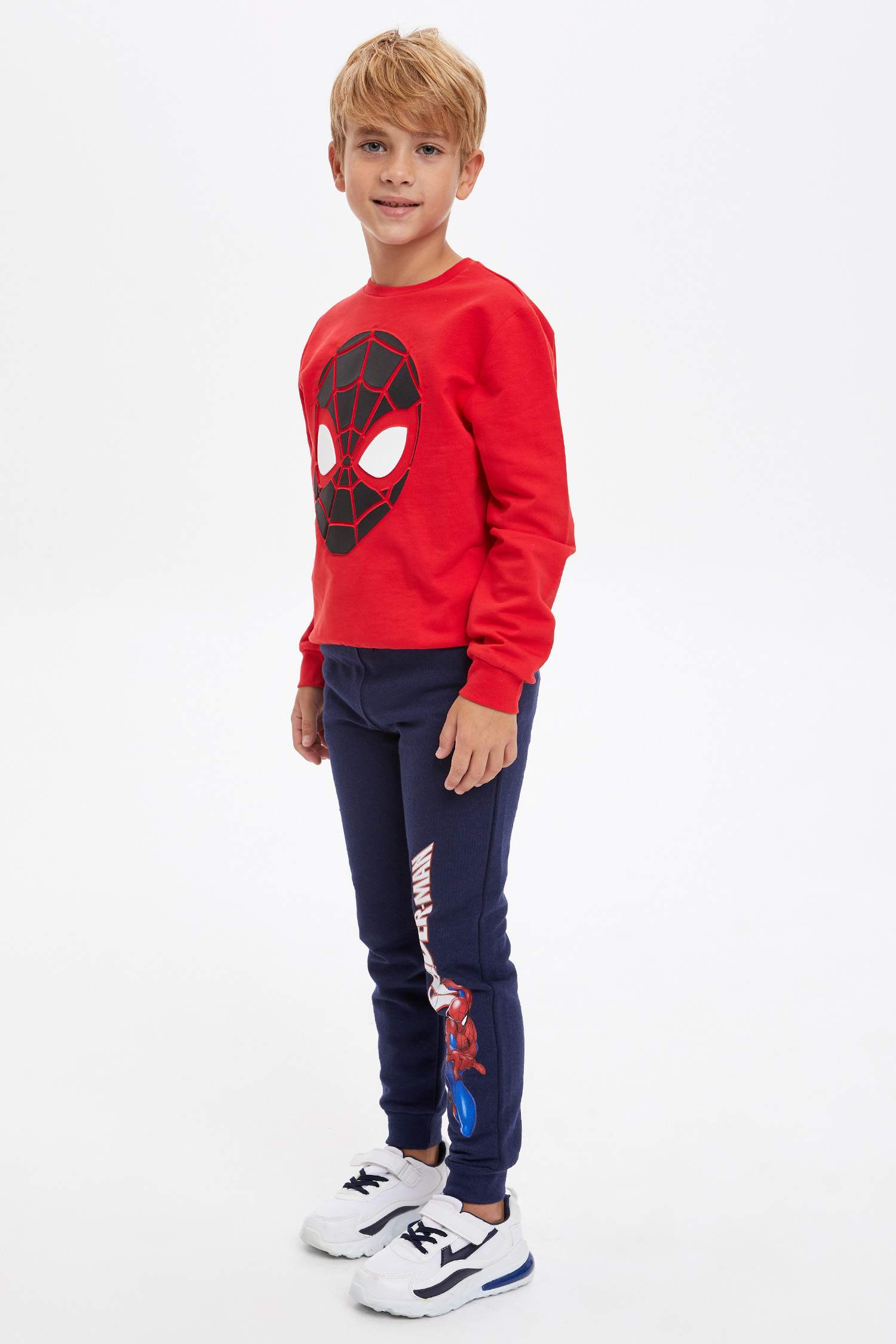 Erkek Çocuk Spiderman Lisanslı Relax Fit Eşofman Altı