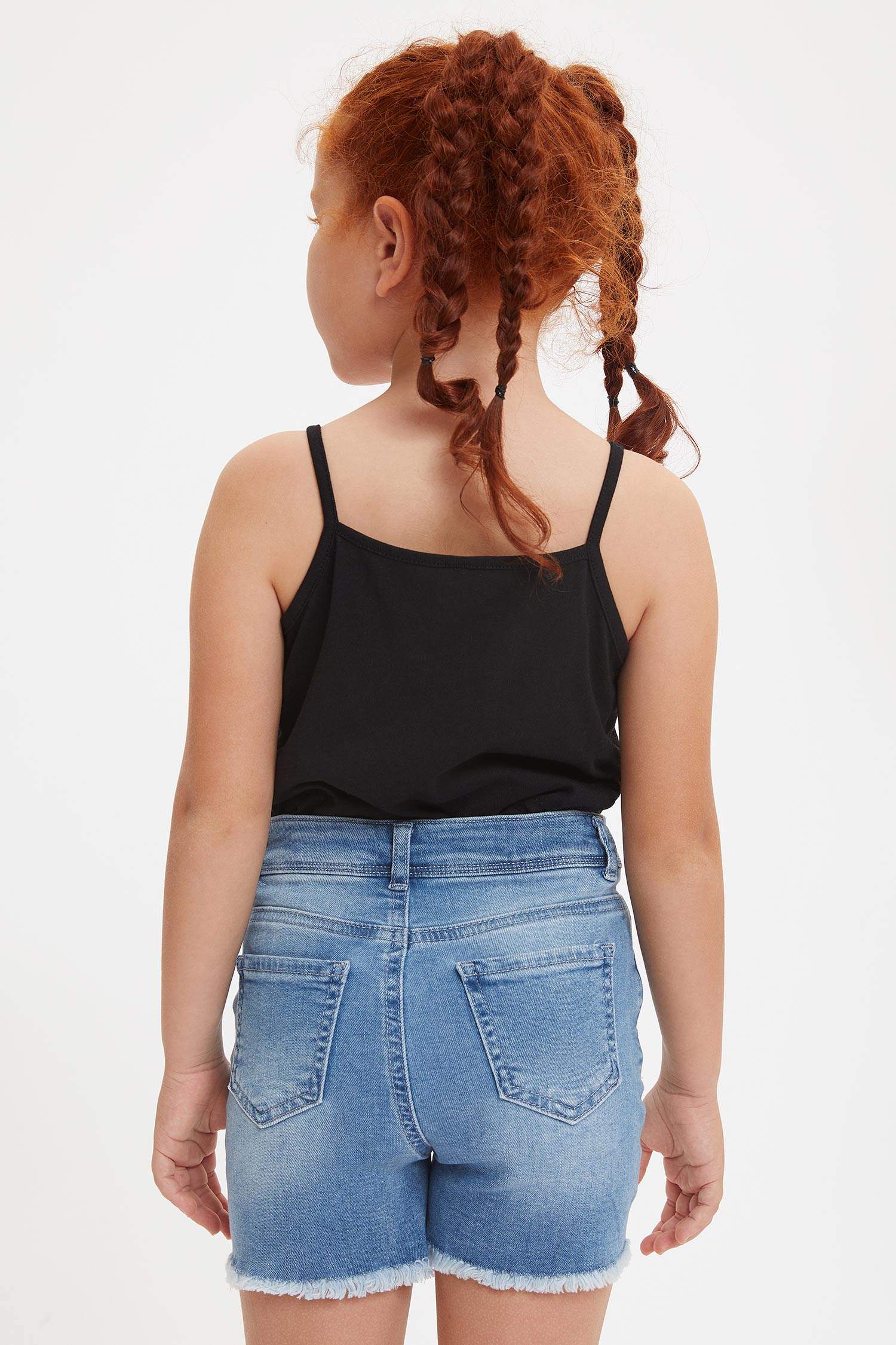 Kız Çocuk Askılı Crop Atlet
