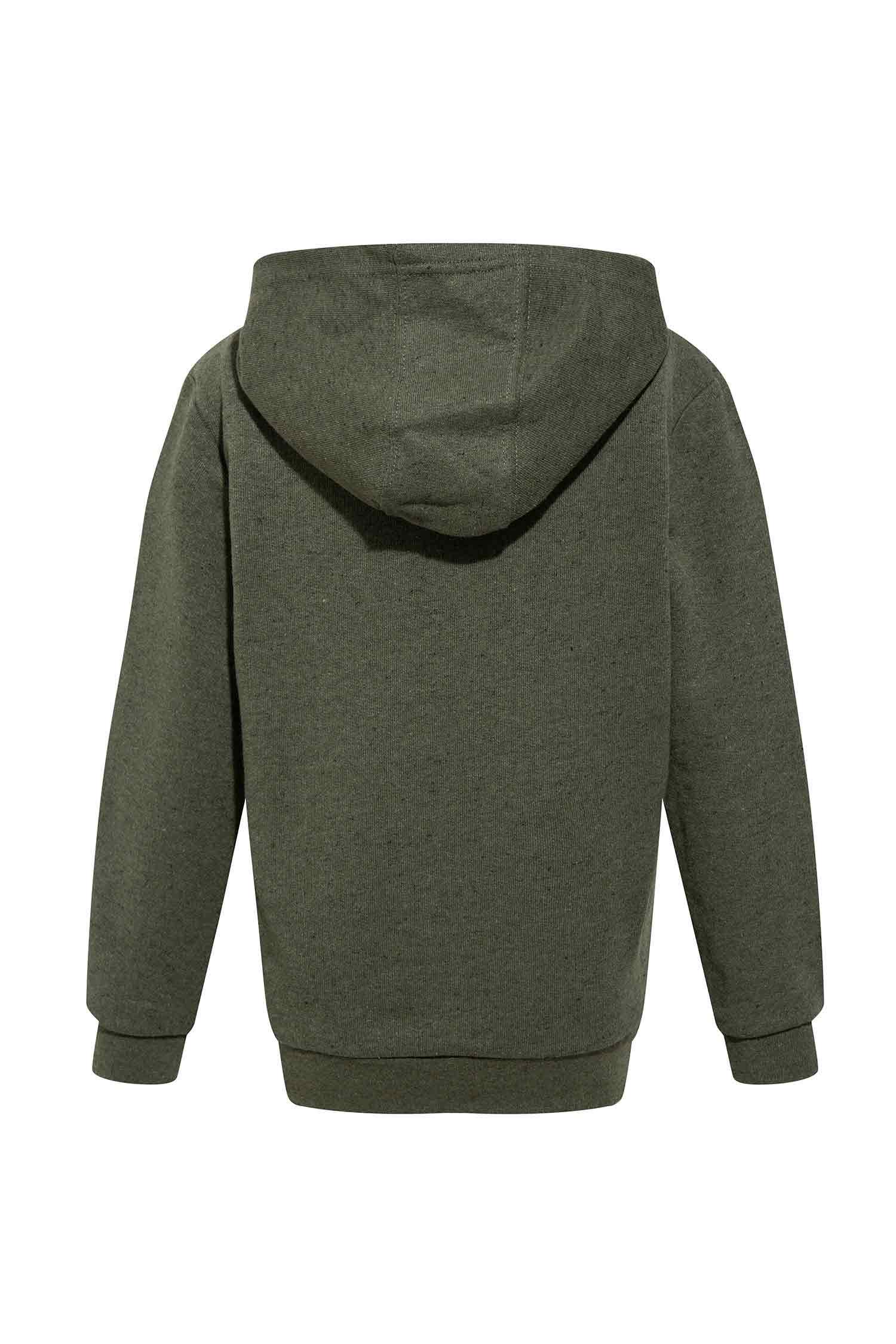Erkek Çocuk Slogan Desenli Kapüşonlu Sweatshirt
