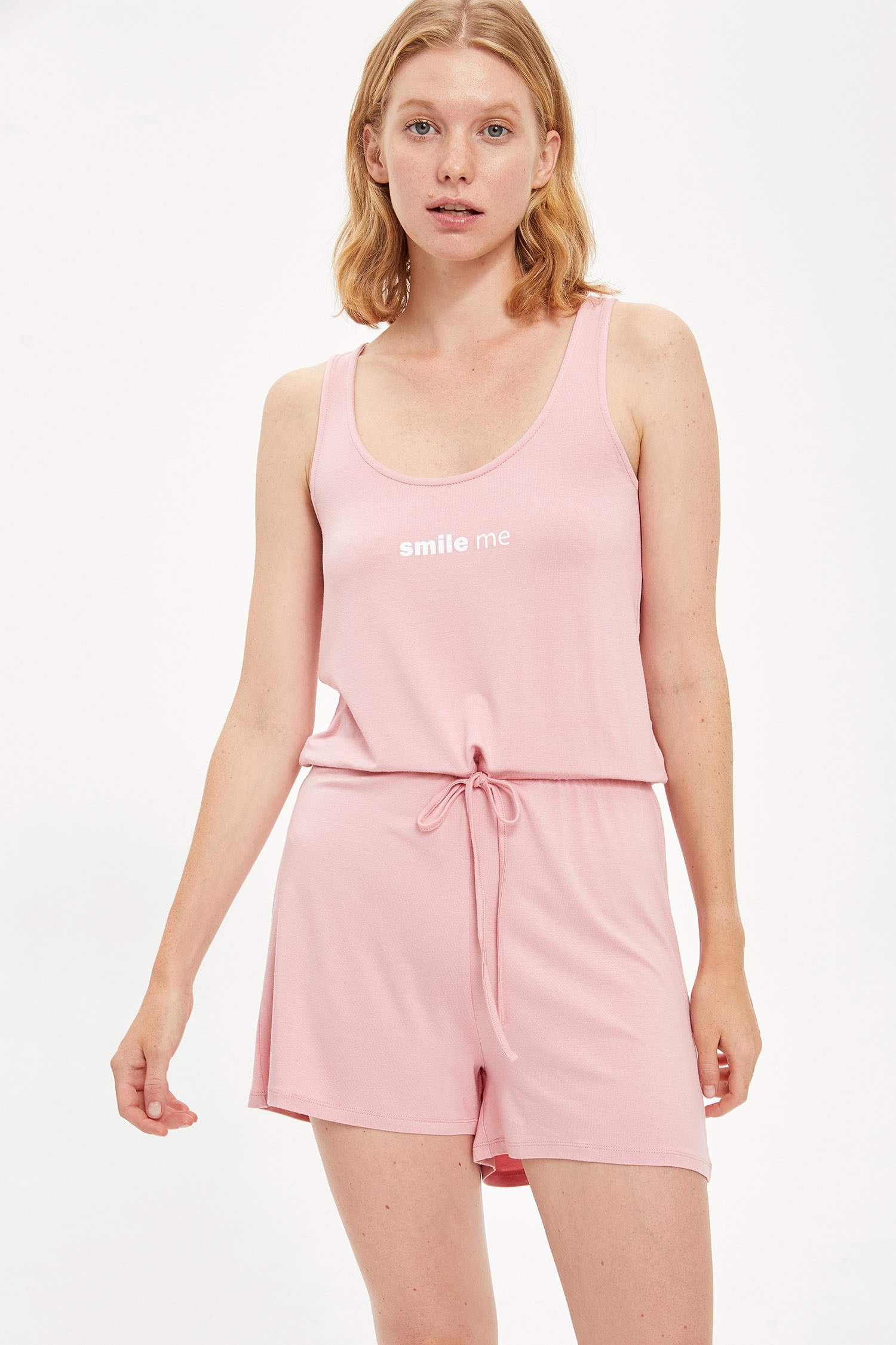 Beli Büzgülü Viskon Tulum Pijama