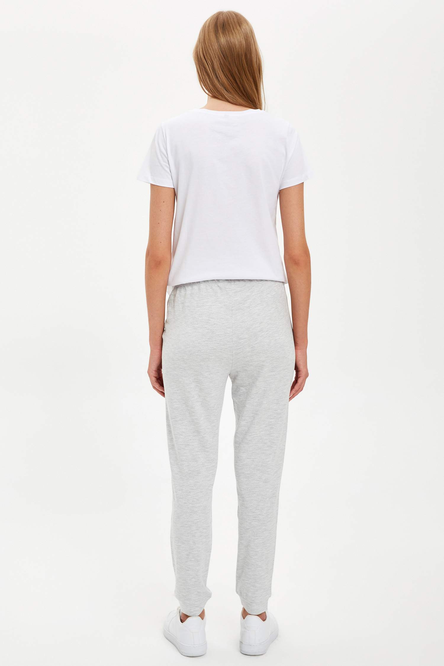 Regular Fit Dokuma Pijama Alt