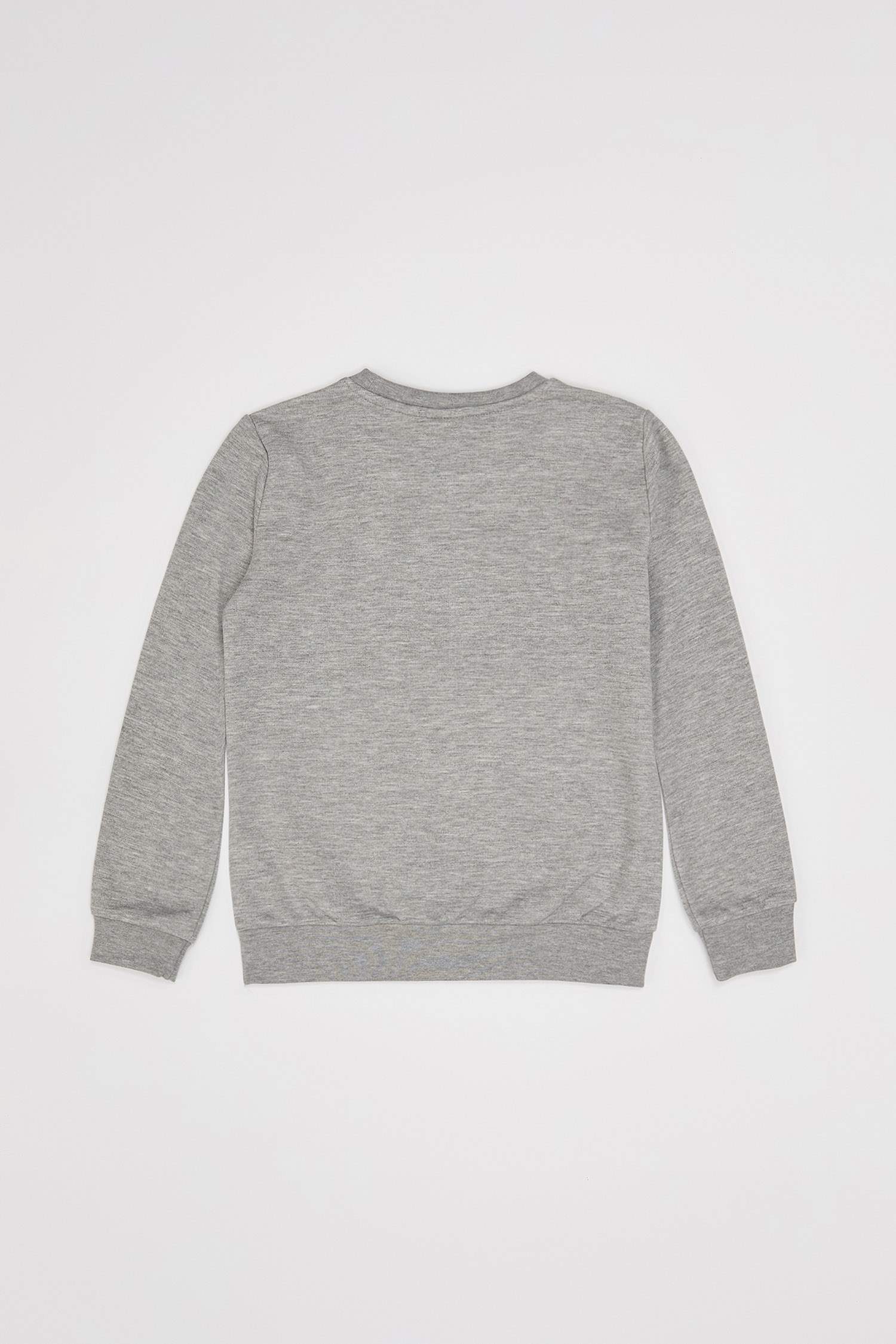 Erkek Çocuk Sweatshirt Regular Fit Bisiklet Yaka İnce Sweatshirt Kumaşı