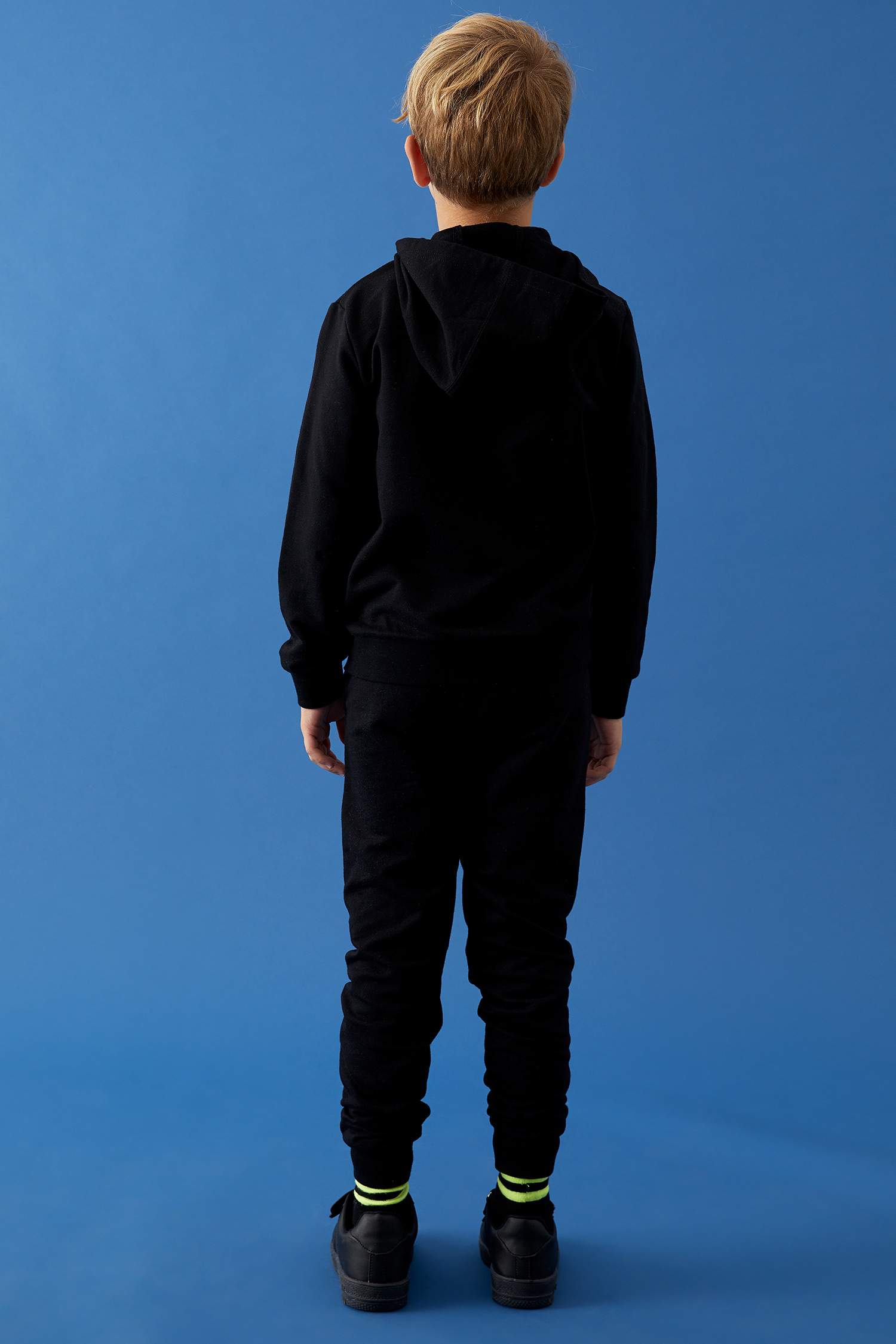 Erkek Çocuk Baskılı Sweatshirt ve Eşofman Takım