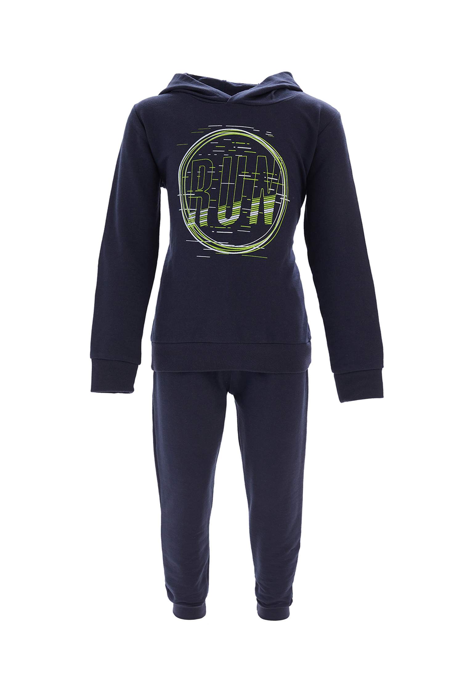 Erkek Çocuk Baskılı Sweatshirt ve Eşofman Takım