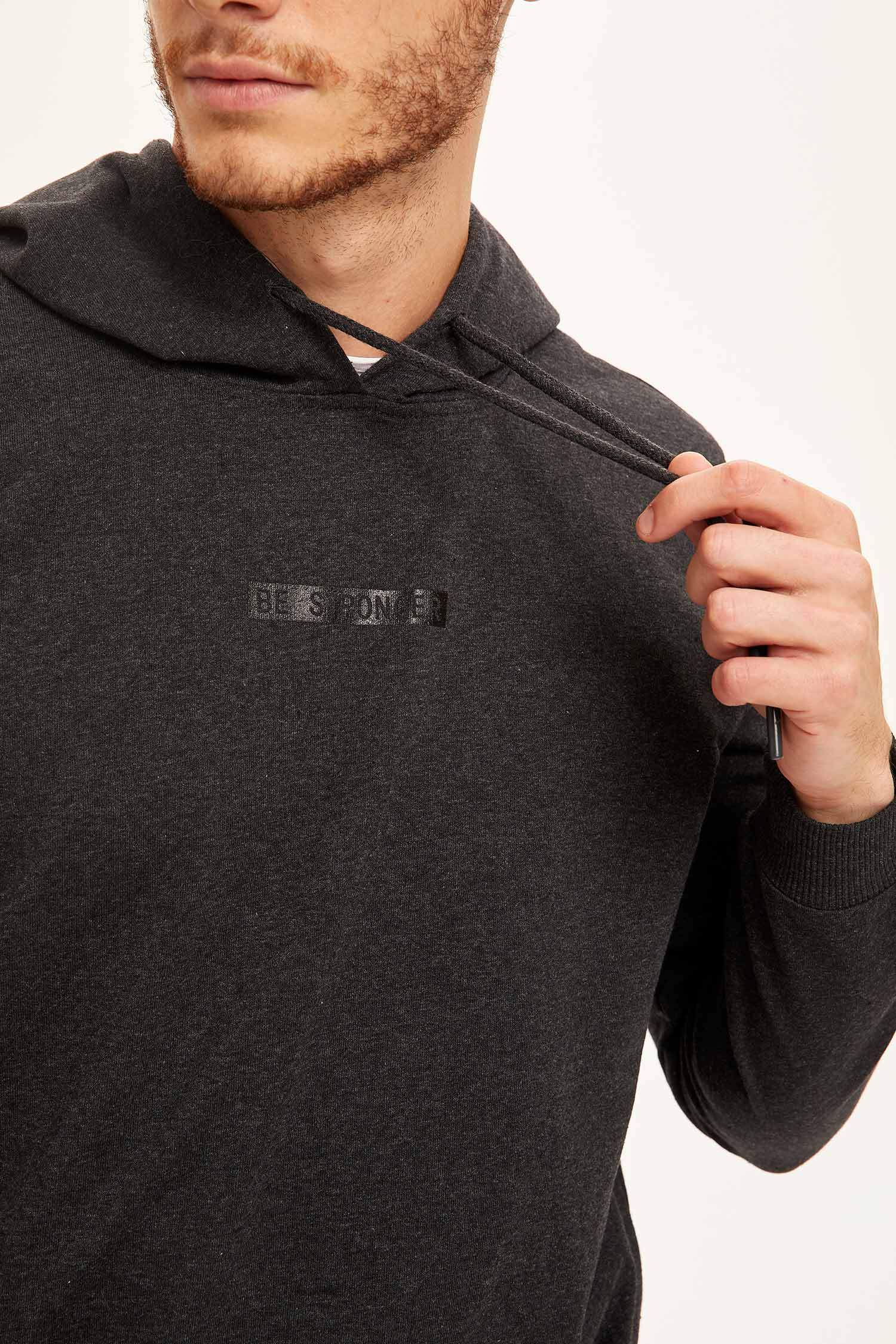Kapüşonlu Spor Sweatshirt