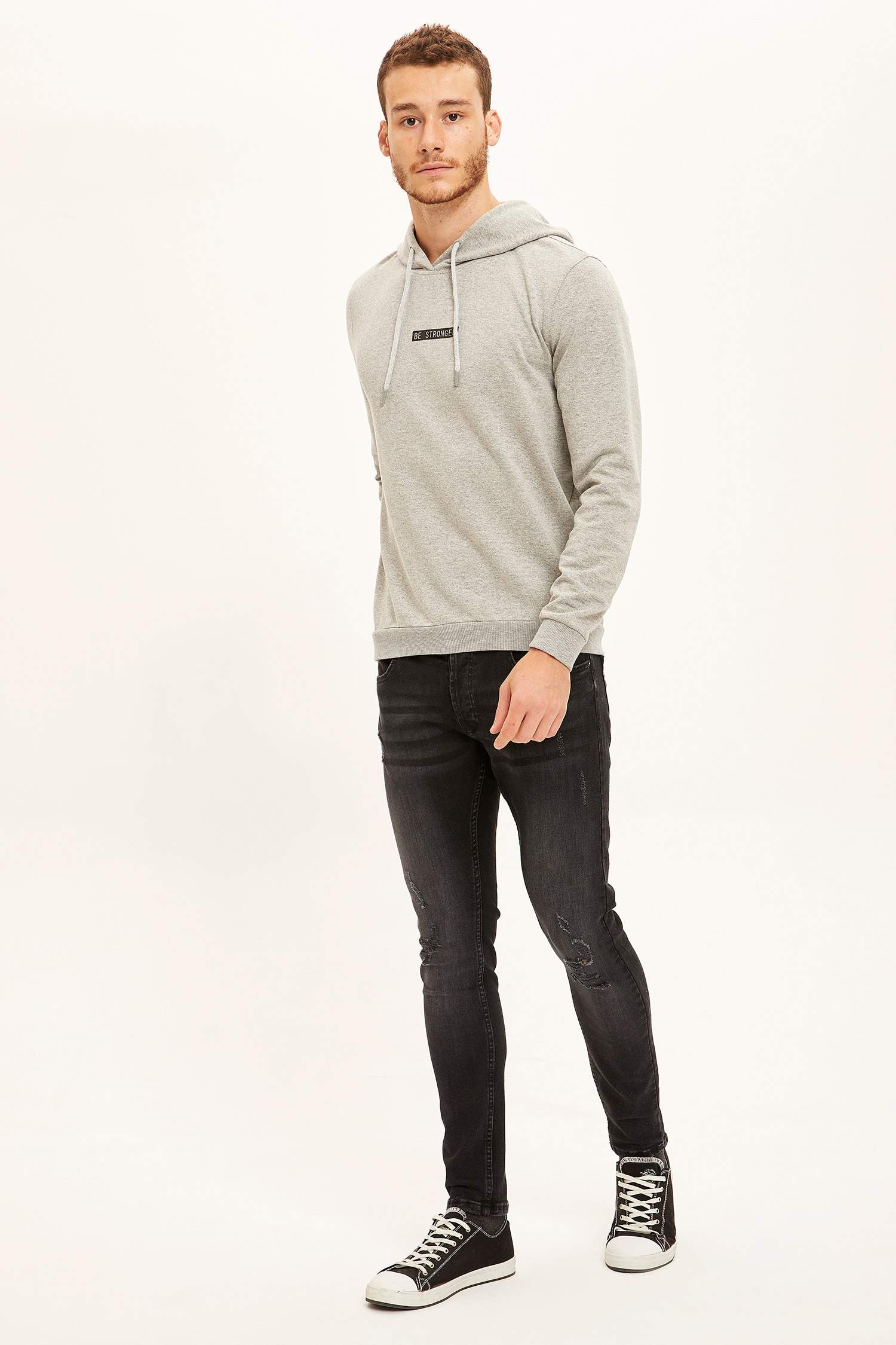Kapüşonlu Spor Sweatshirt