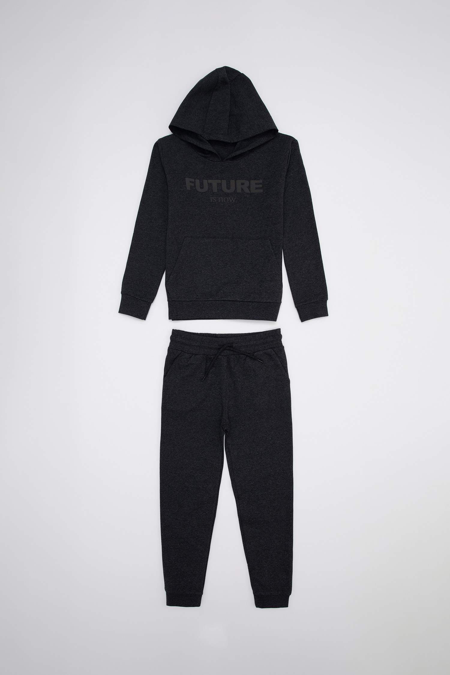 Erkek Çocuk Baskılı Sweatshirt ve Eşofman Takım
