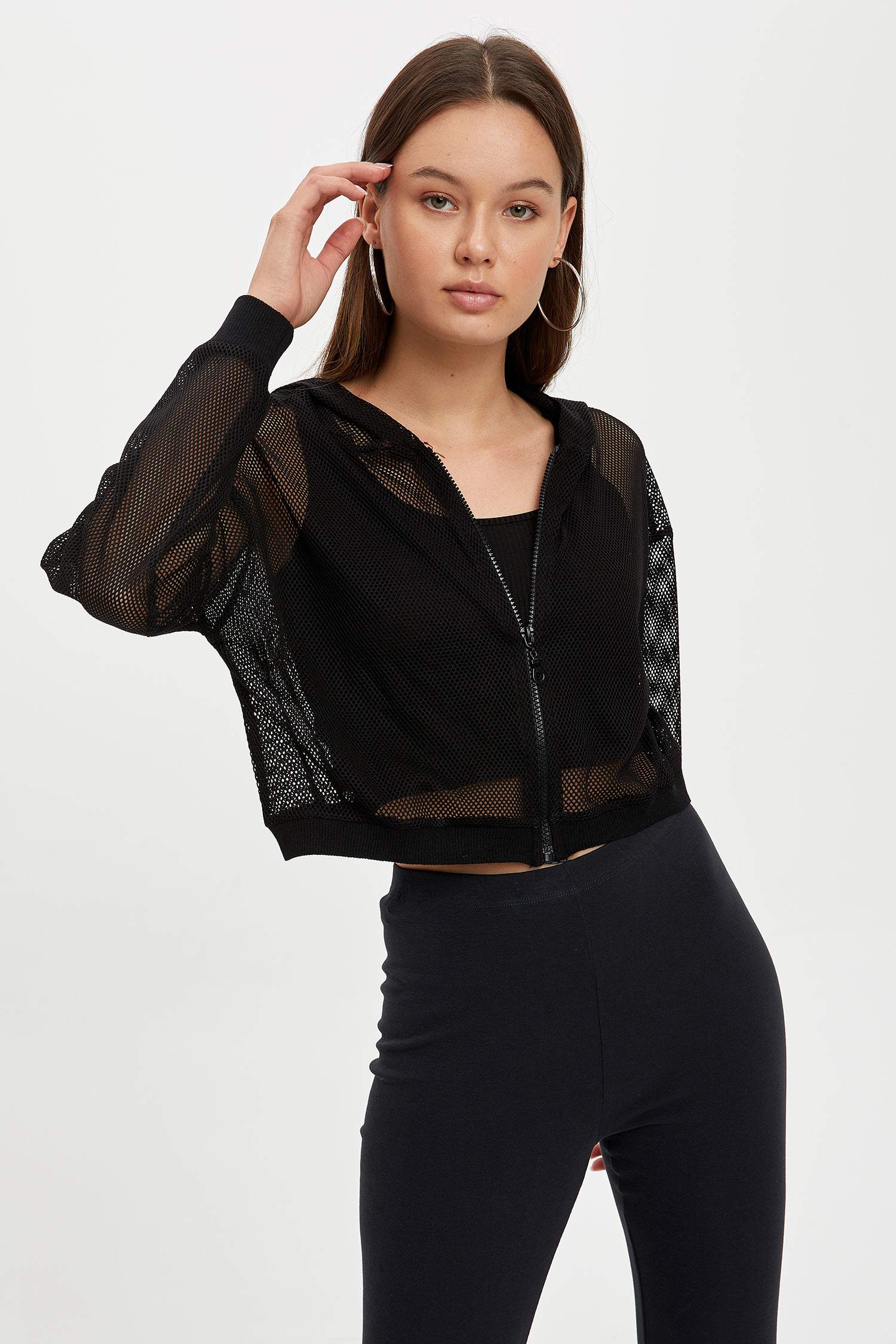 Defacto Fit Örme Sweatshirt