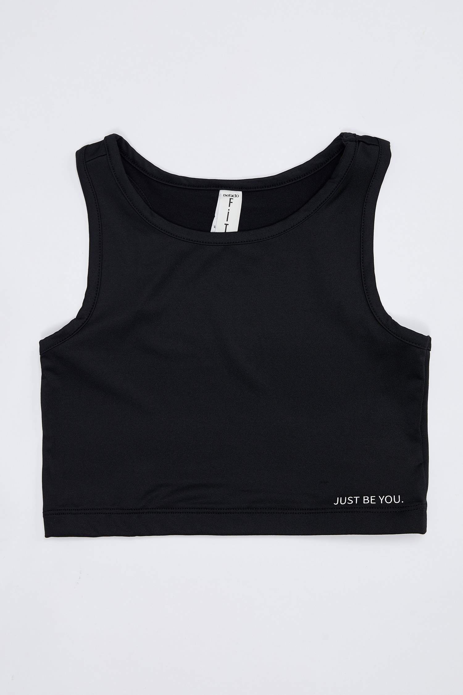 Kız Çocuk Slim Fit Crop Atlet