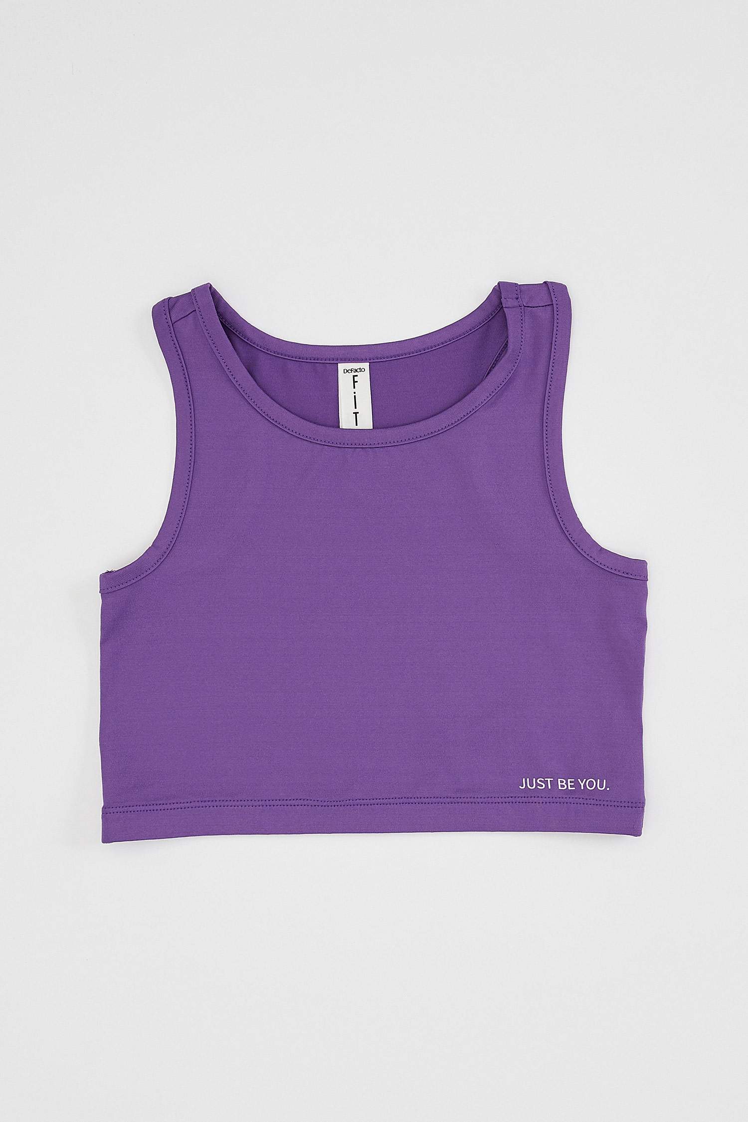 Kız Çocuk Slim Fit Crop Atlet