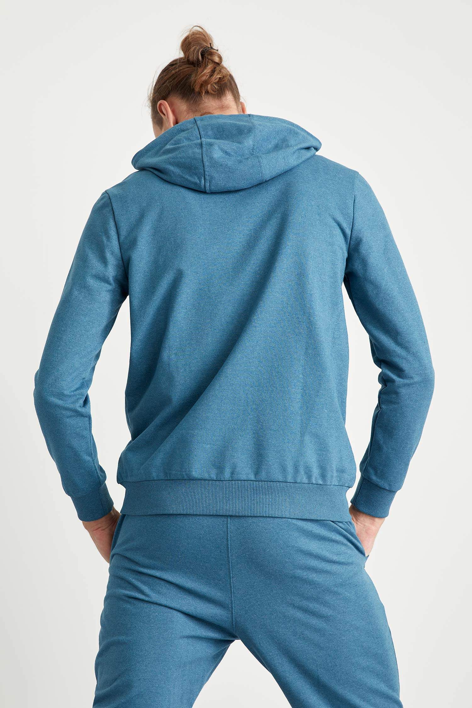 Oversize Fit Kapüşonlu Basic Sweatshirt