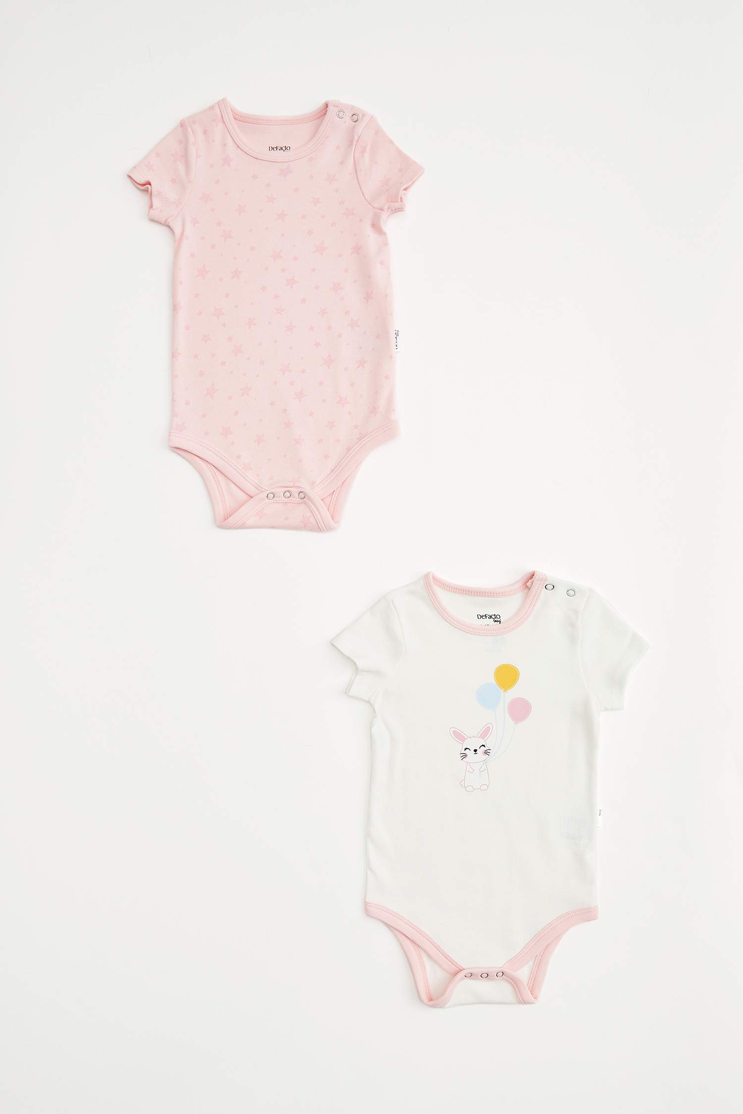 Kız Bebek Çıtçıtlı 2'li Body