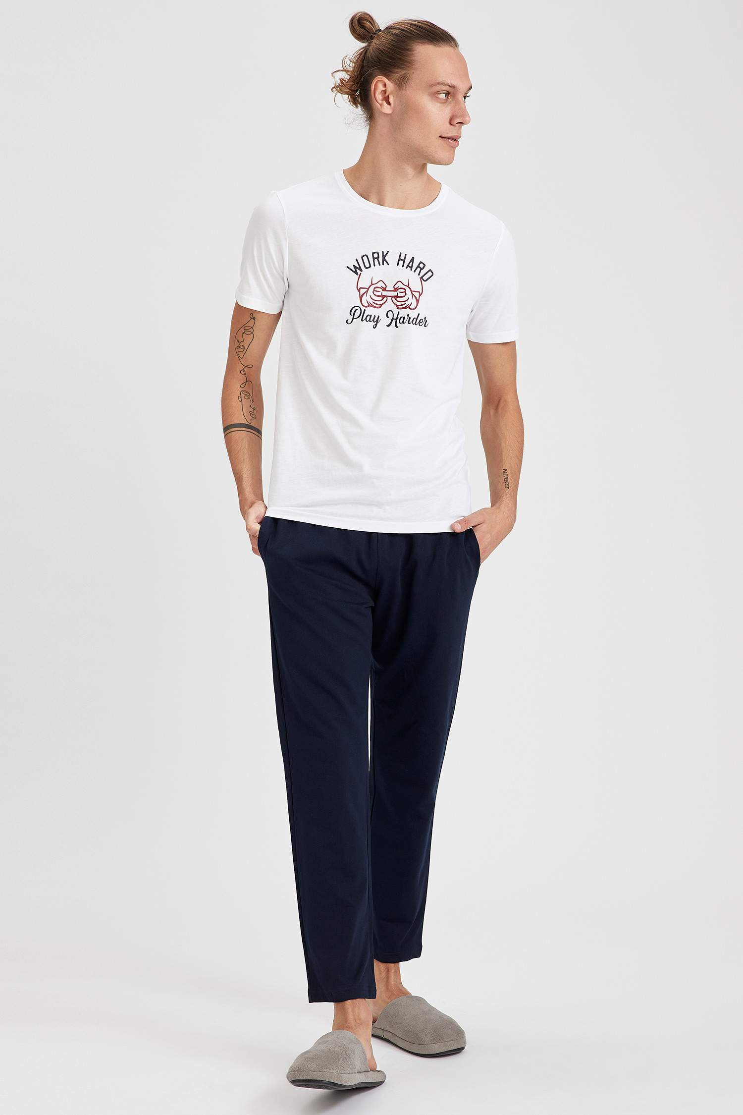 Pijama Alt ve Üst Pamuklu Takım