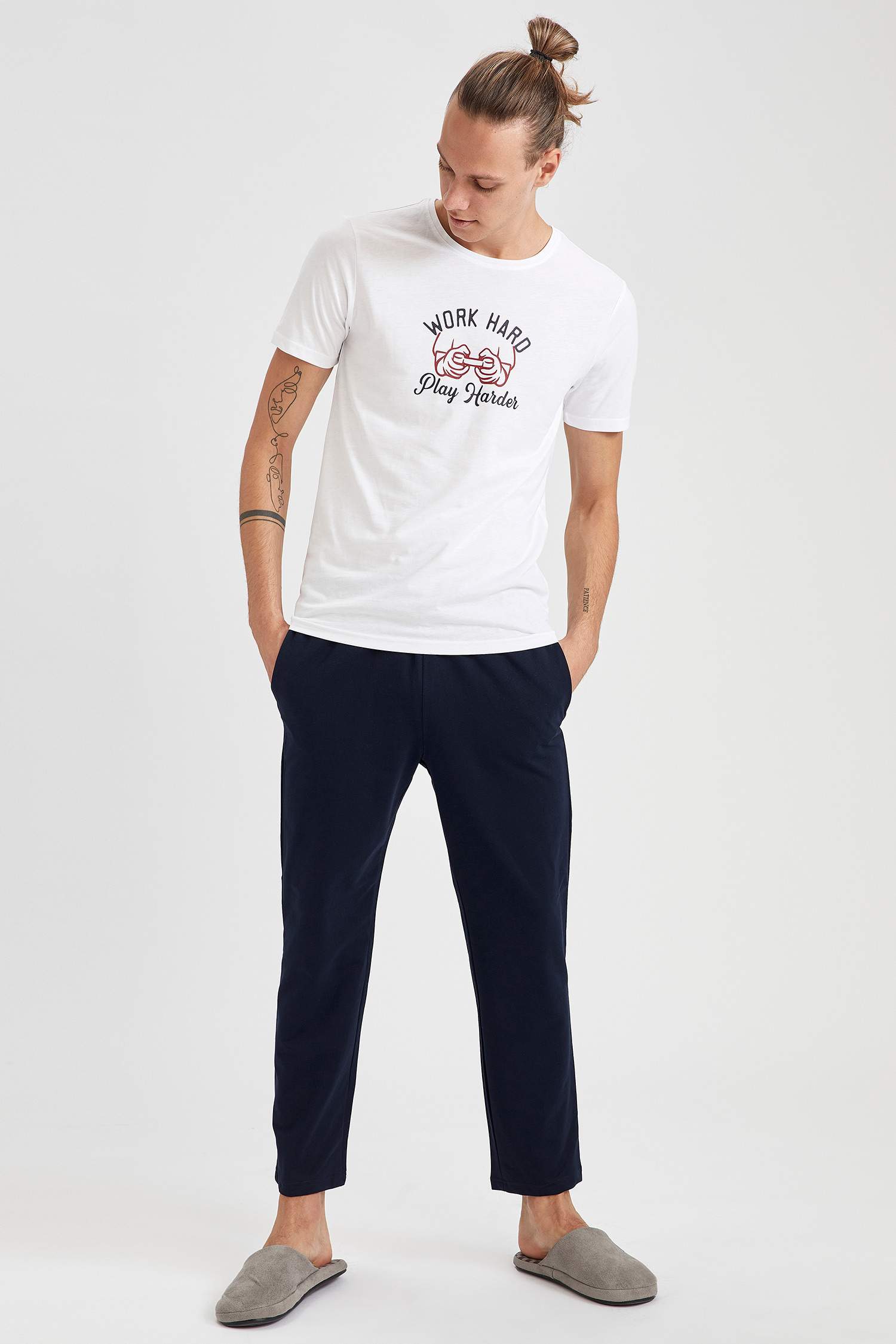Pijama Alt ve Üst Pamuklu Takım