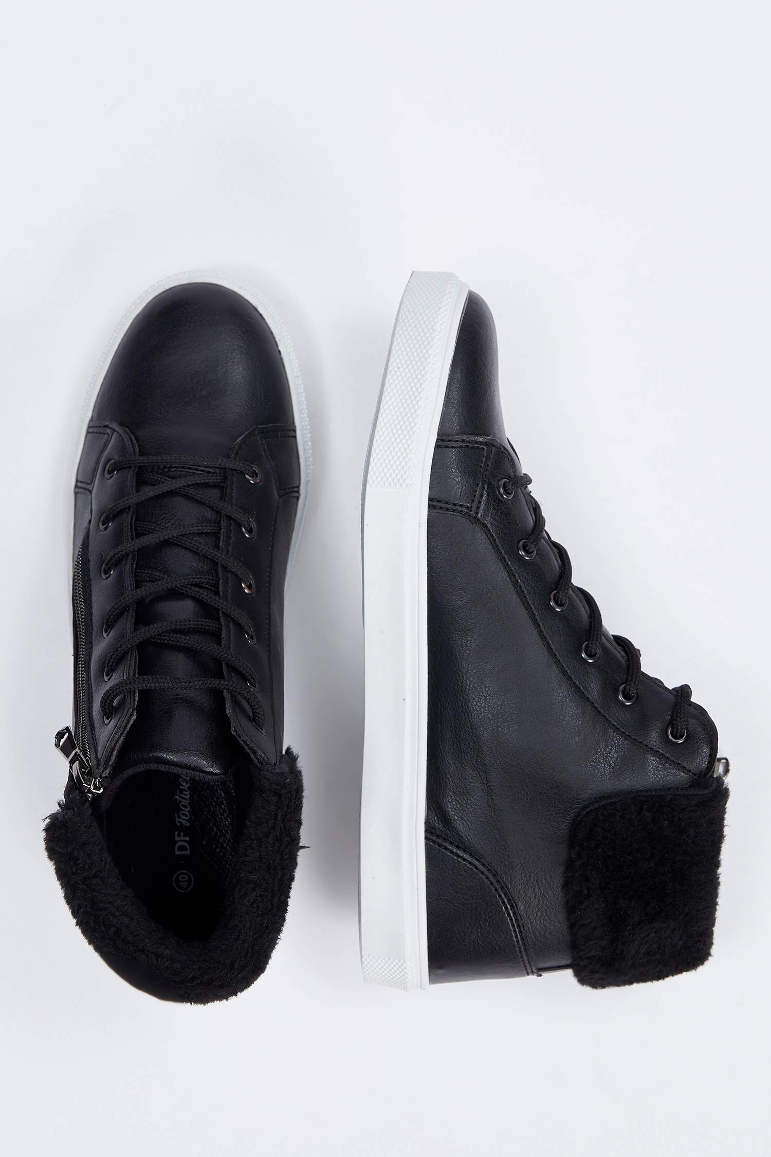 Bağcıklı Fermuarlı Sneaker Bot