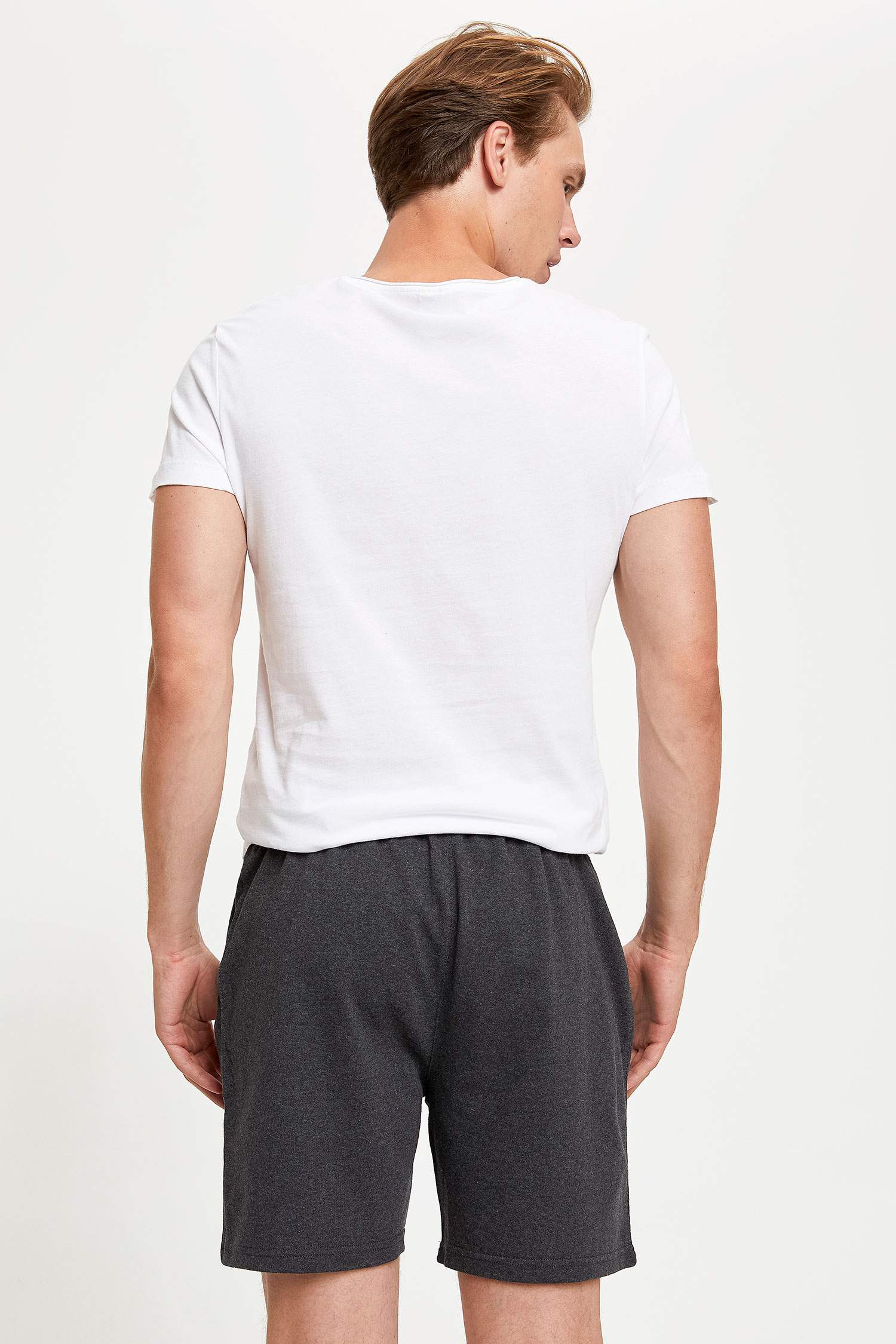 Bağcıklı Slim Fit Spor Şort