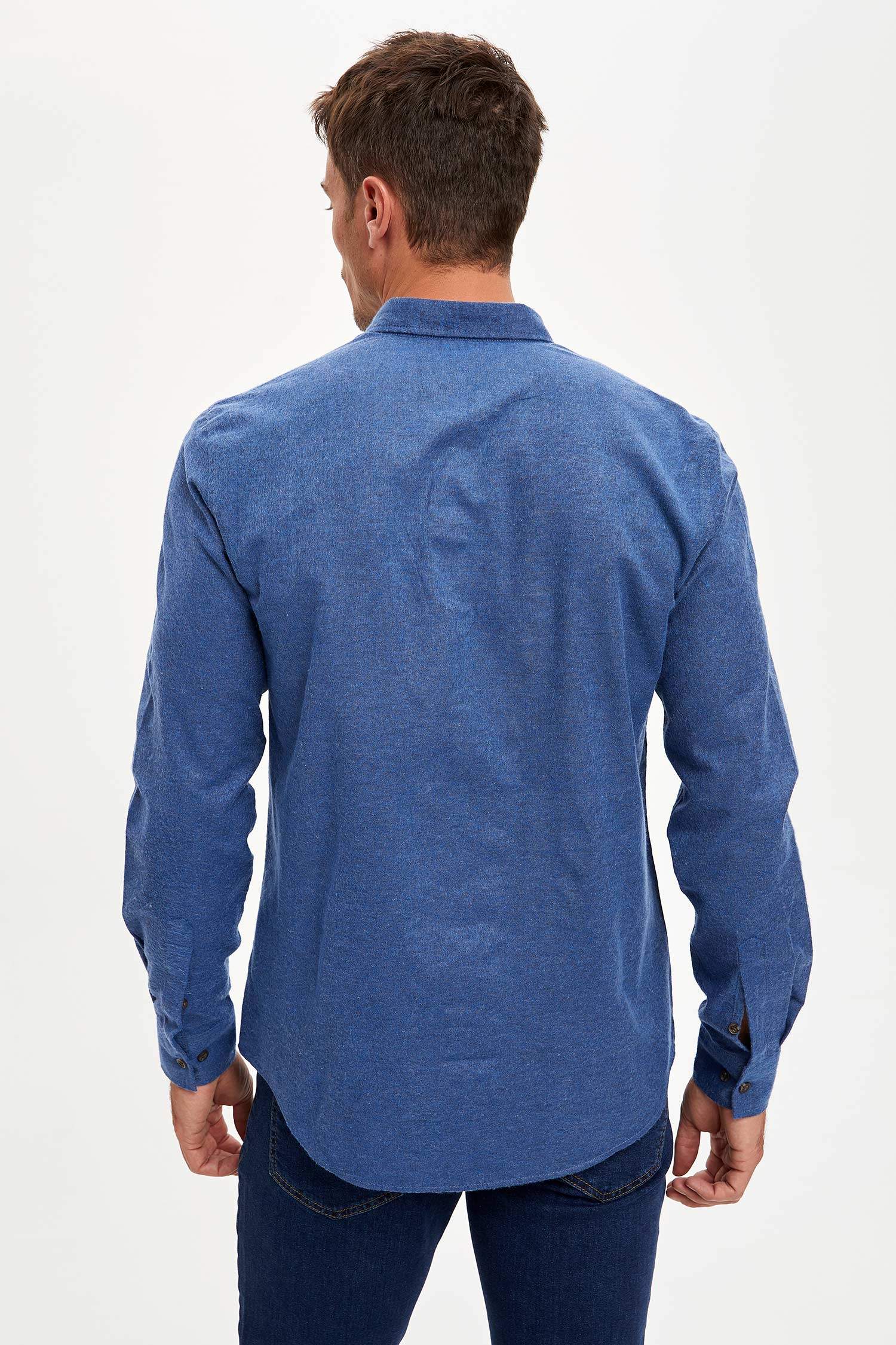 Modern Fit Uzun Kollu Oduncu Gömlek